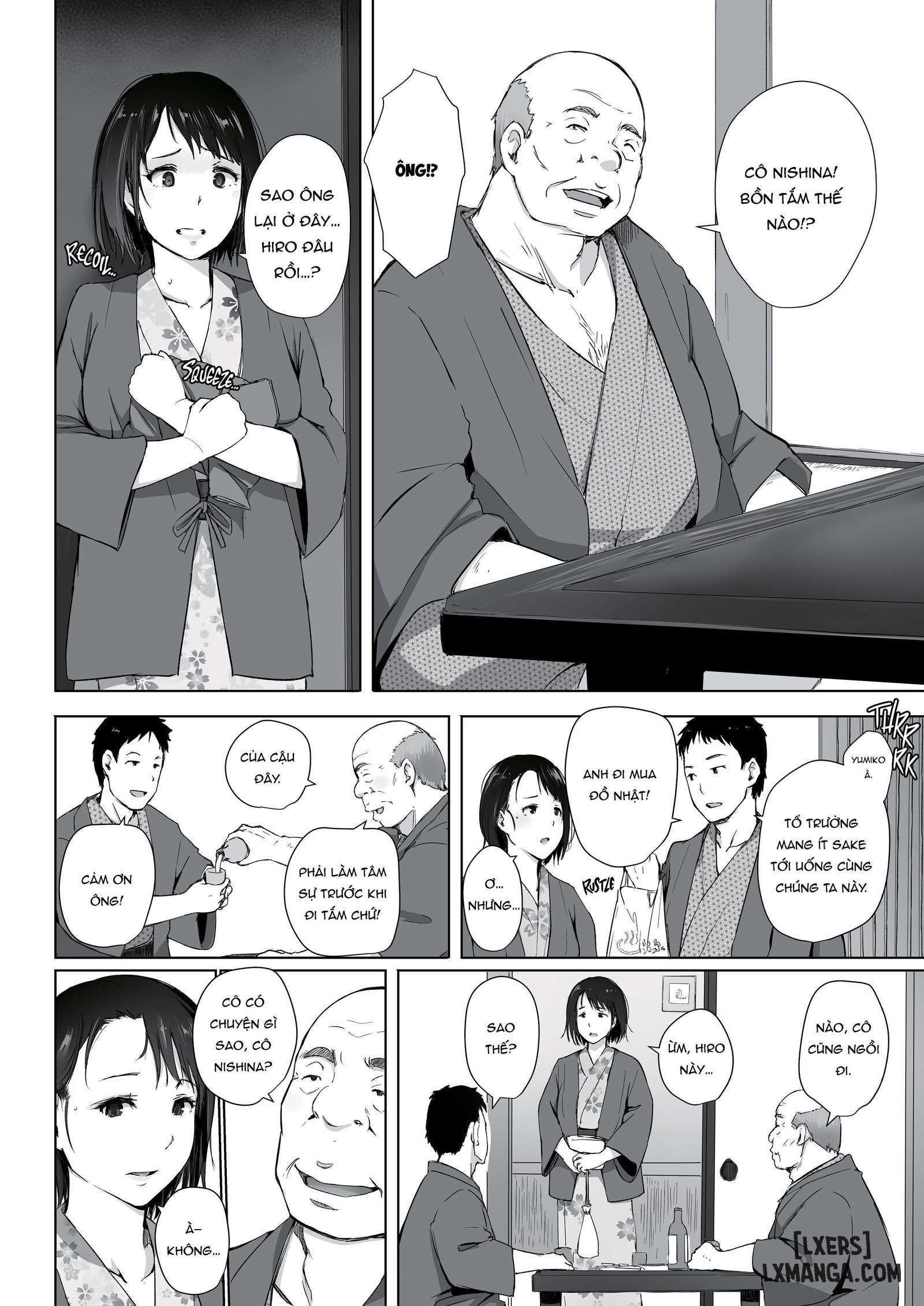 HentaiVN.net - Ảnh 4 - The Housewife and the NTR Onsen Vacation Anthology - Chapter 3
