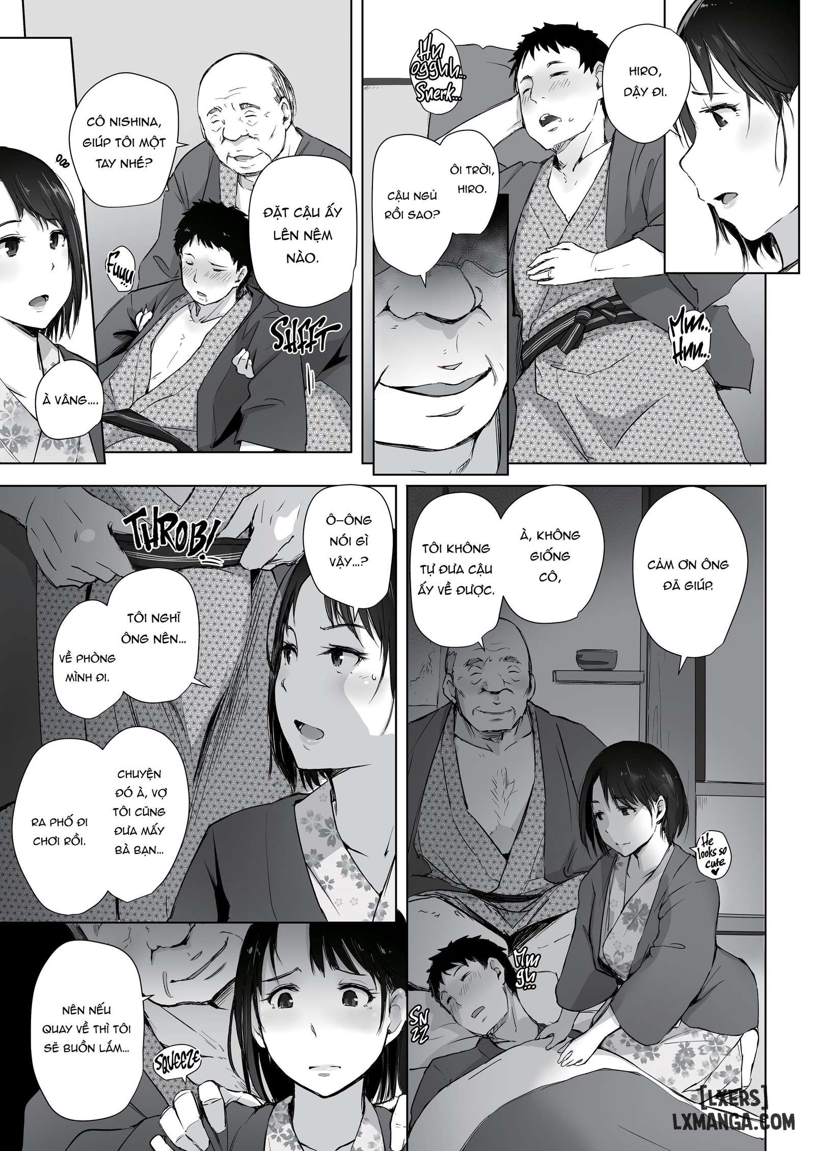 HentaiVN.net - Ảnh 7 - The Housewife and the NTR Onsen Vacation Anthology - Chapter 3