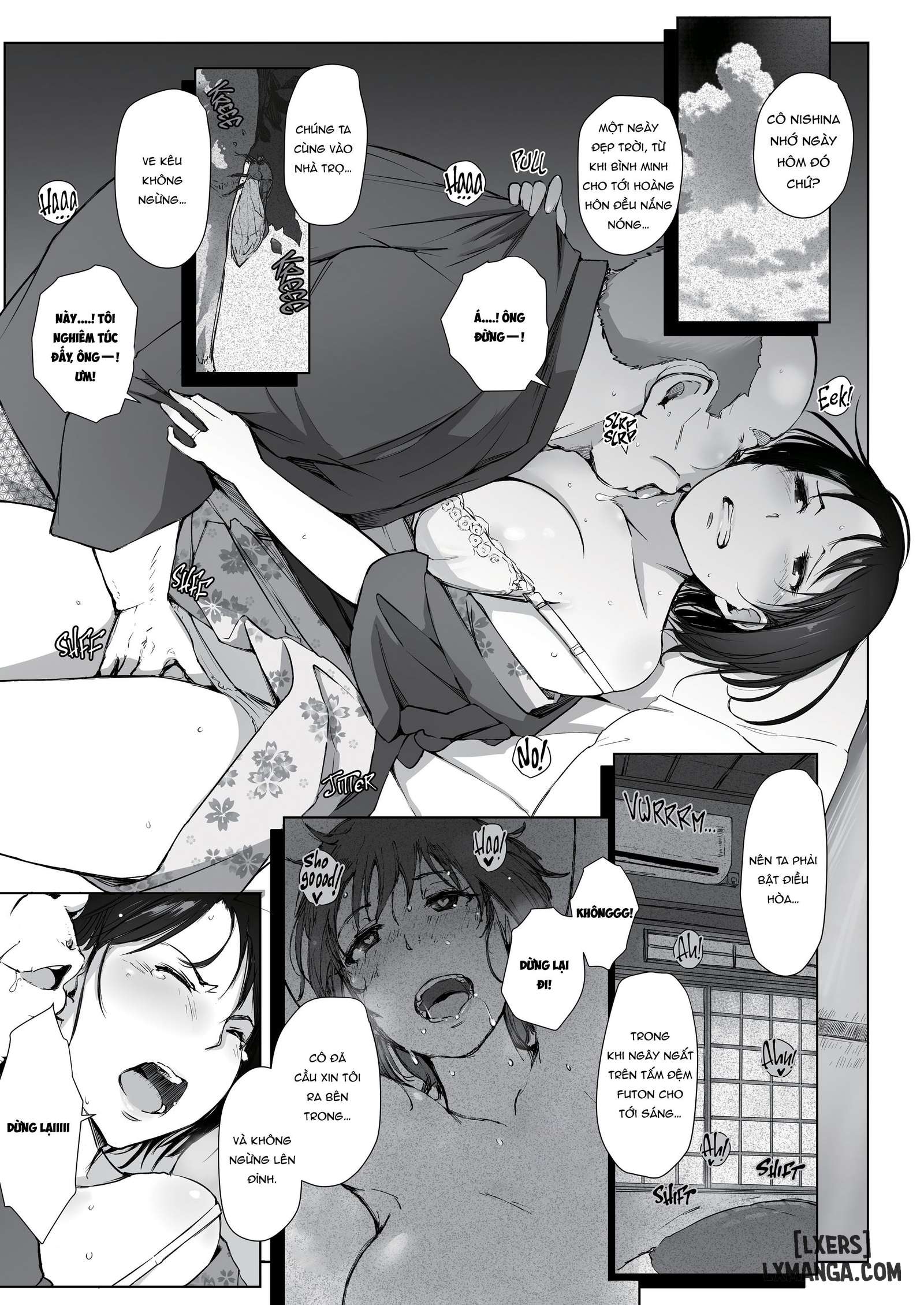 HentaiVN.net - Ảnh 9 - The Housewife and the NTR Onsen Vacation Anthology - Chapter 3