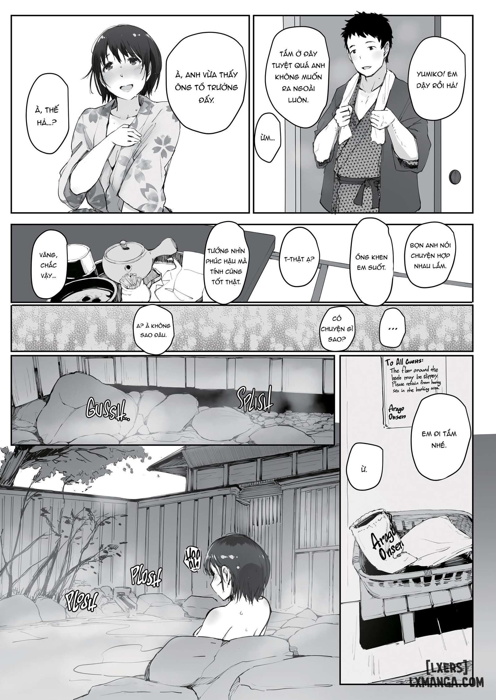 HentaiVN.net - Ảnh 15 - The Housewife and the NTR Onsen Vacation Anthology - Chapter FINAL