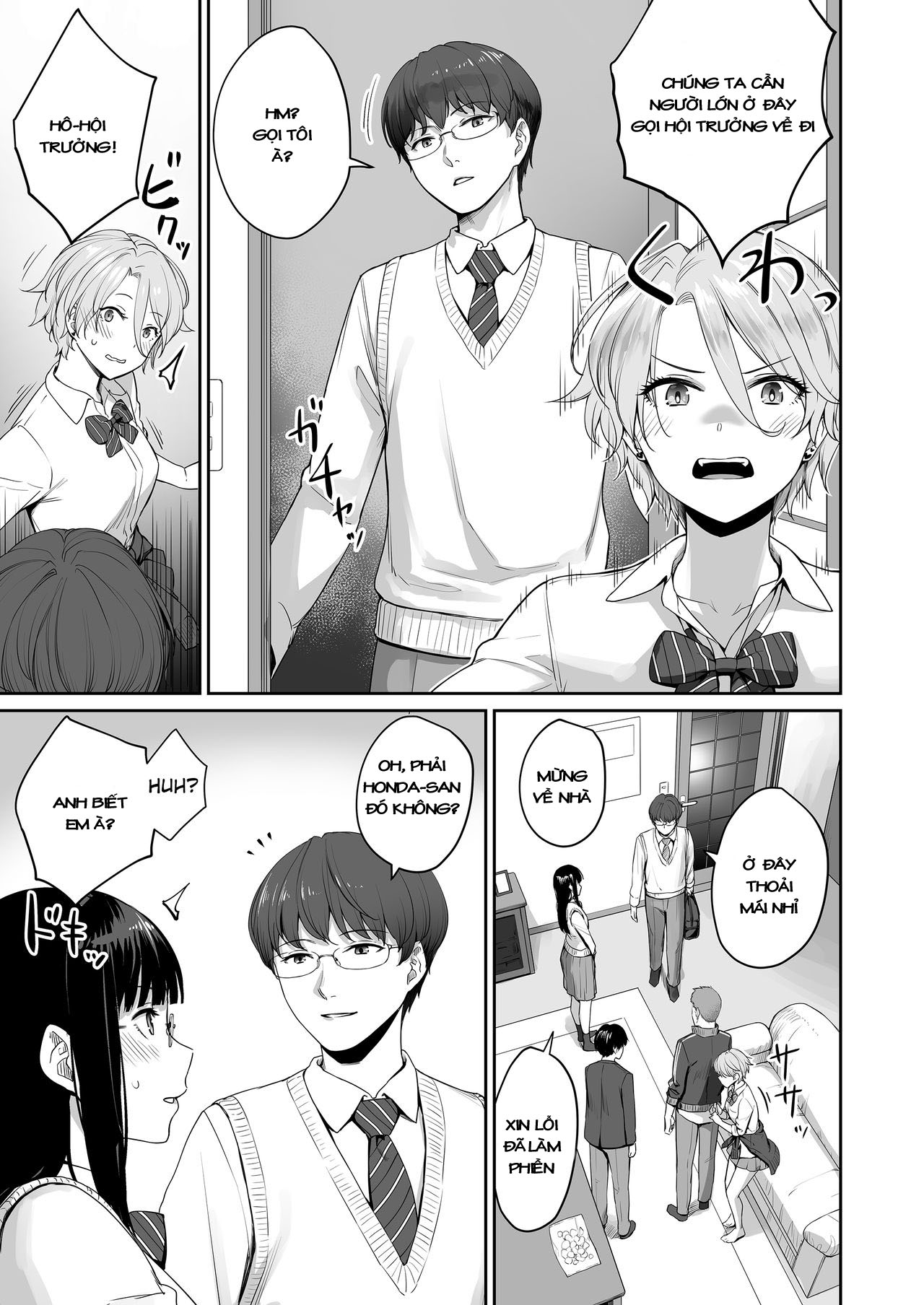 HentaiVN.net - Ảnh 12 - Tôi là người duy nhất không được chịch trong nhà [Boku dake ga Sex Dekinai Ie; I‘m the Only One That Can’t Get Laid in This House] - Chap 1