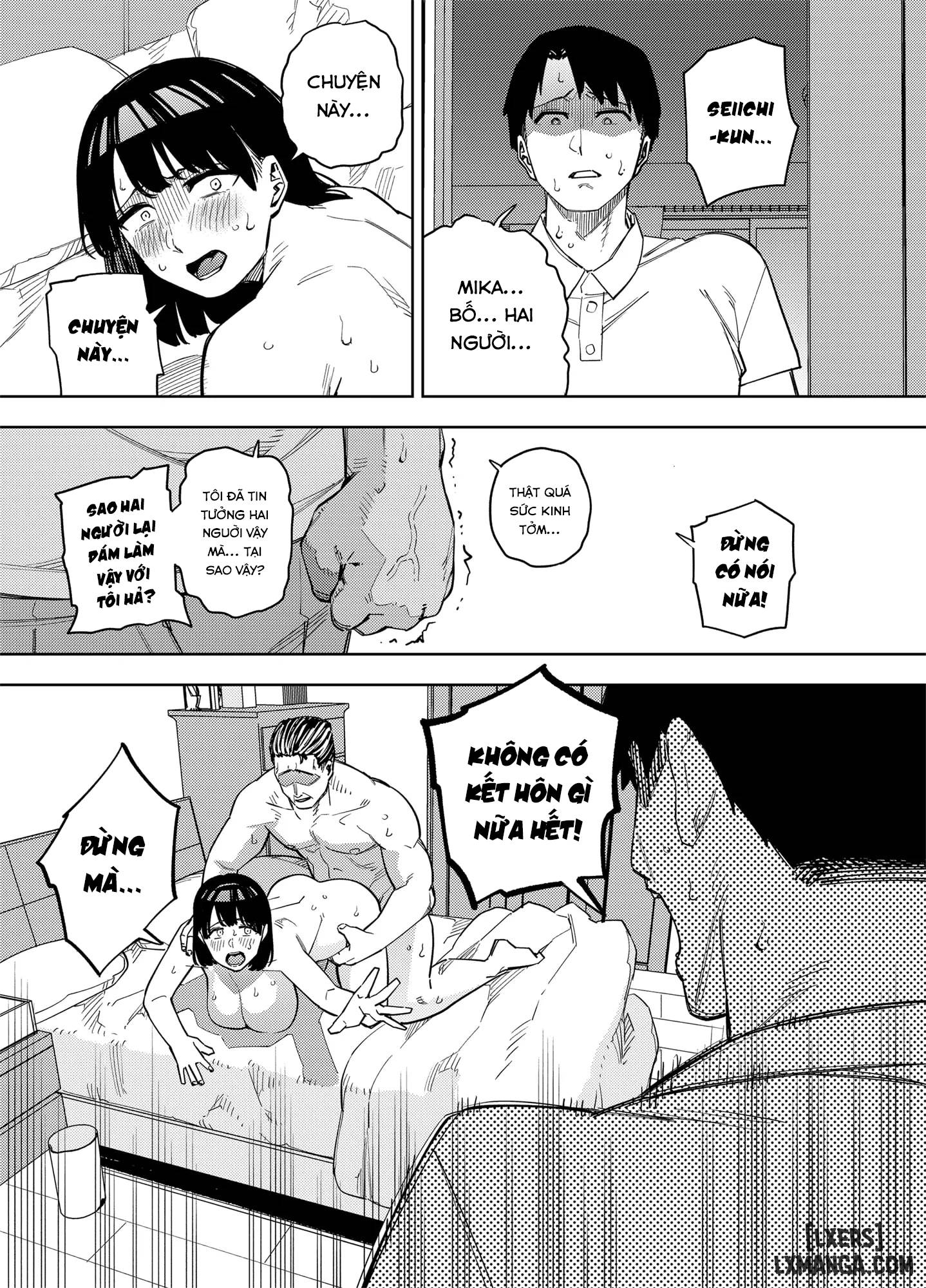 HentaiVN.net - Ảnh 3 - Gifu ni daka reru tsuma Mika-hen - Chap 2