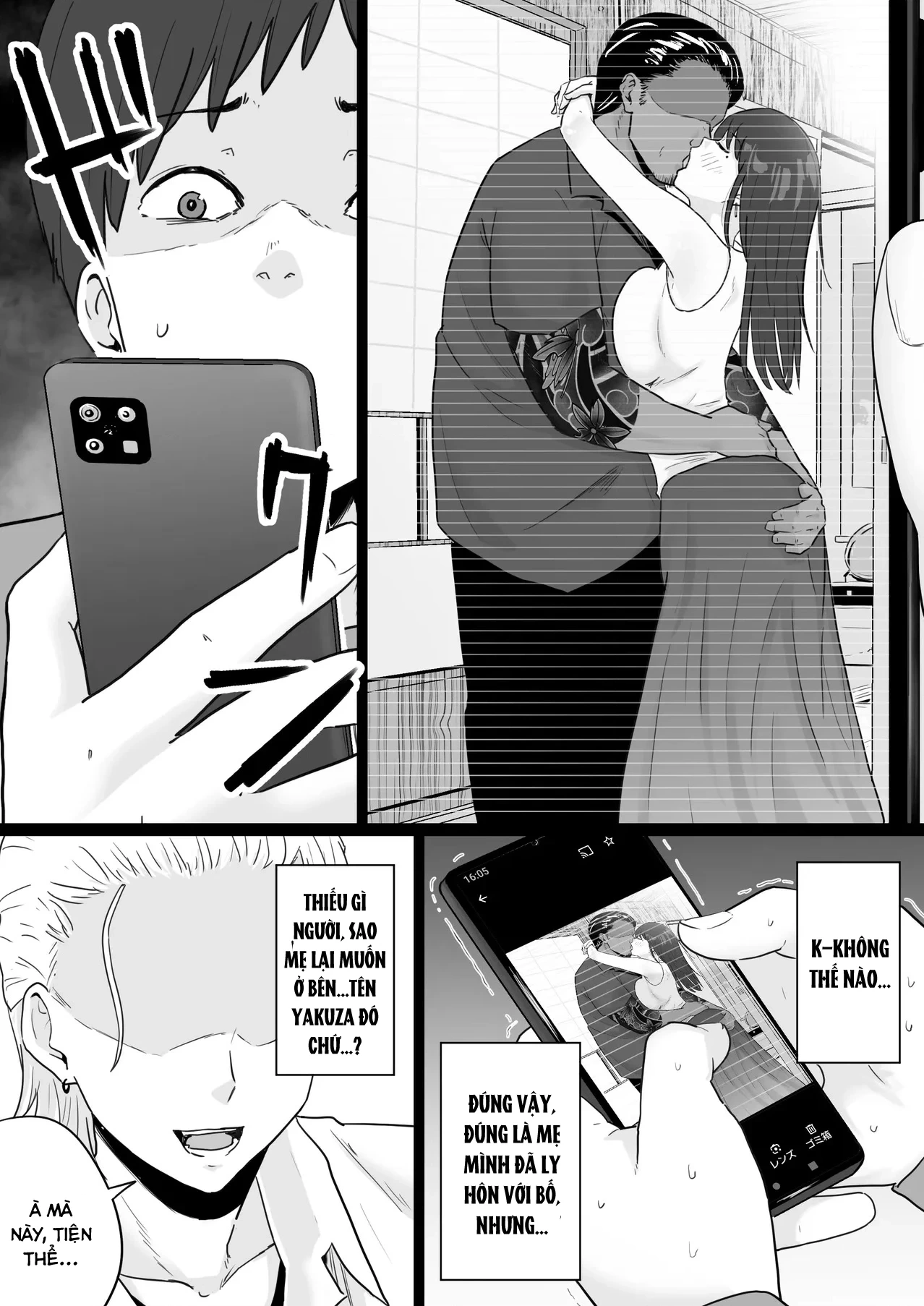 HentaiVN.net - Ảnh 10 - Houkai Kazoku - Hahaoya ga Yakuza to no Sex ni Hamatta Hanashi - Chapter 1