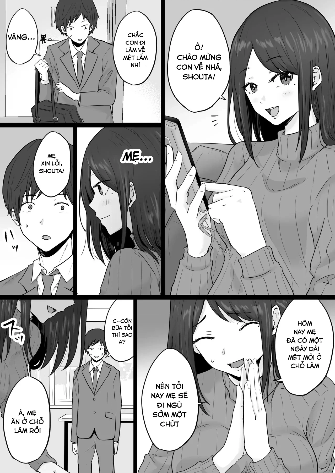 HentaiVN.net - Ảnh 12 - Houkai Kazoku - Hahaoya ga Yakuza to no Sex ni Hamatta Hanashi - Chapter 1