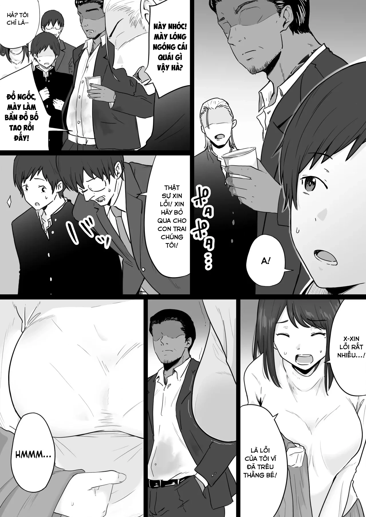 HentaiVN.net - Ảnh 3 - Houkai Kazoku - Hahaoya ga Yakuza to no Sex ni Hamatta Hanashi - Chapter 1
