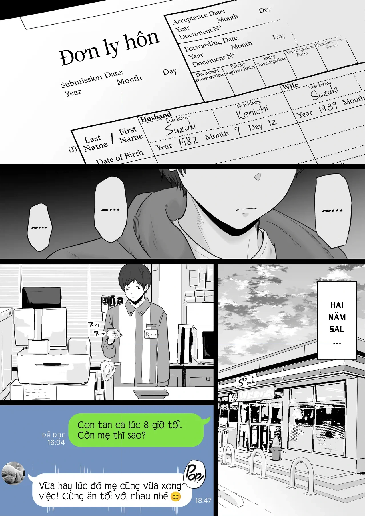 HentaiVN.net - Ảnh 6 - Houkai Kazoku - Hahaoya ga Yakuza to no Sex ni Hamatta Hanashi - Chapter 1