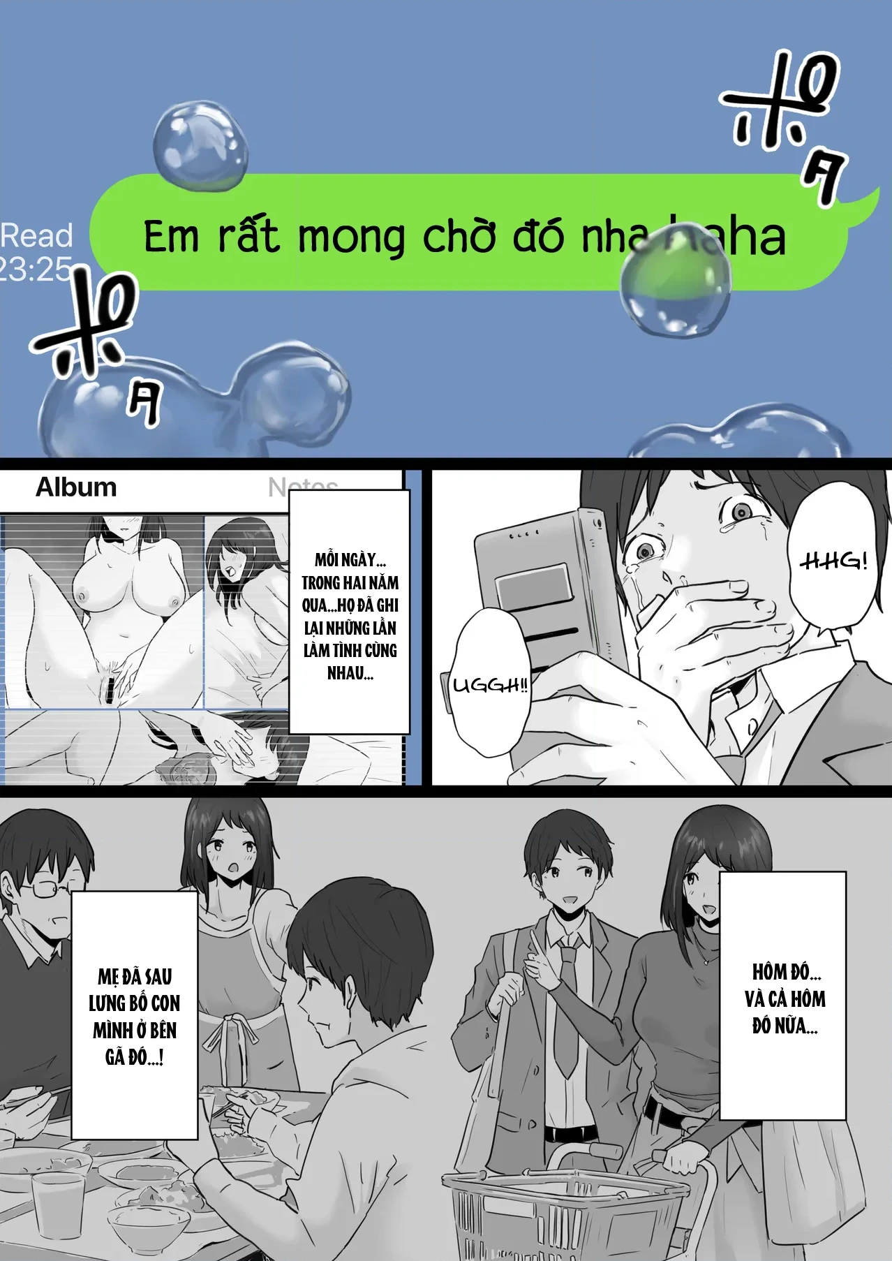 HentaiVN.net - Ảnh 64 - Houkai Kazoku - Hahaoya ga Yakuza to no Sex ni Hamatta Hanashi - Chapter 1