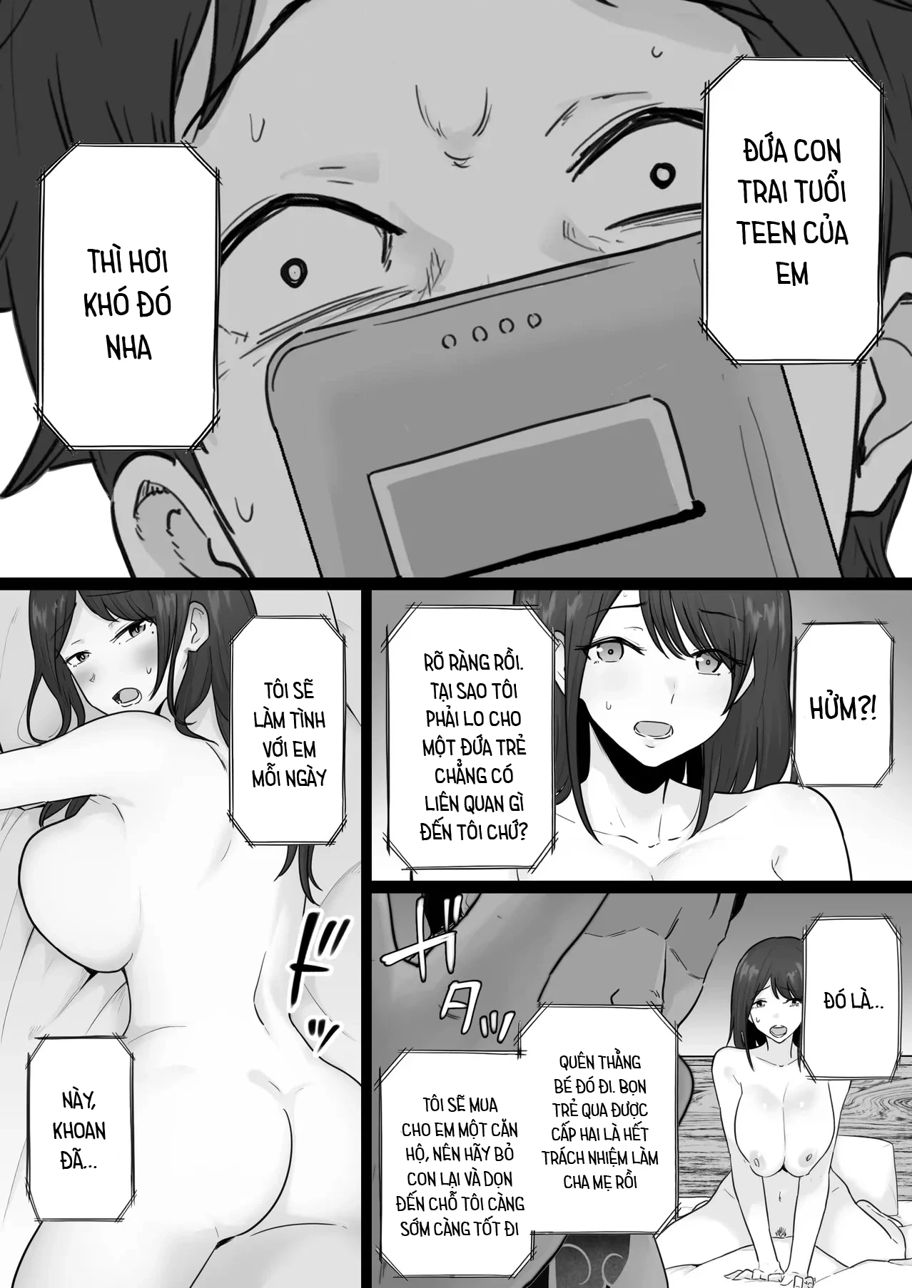 HentaiVN.net - Ảnh 71 - Houkai Kazoku - Hahaoya ga Yakuza to no Sex ni Hamatta Hanashi - Chapter 1