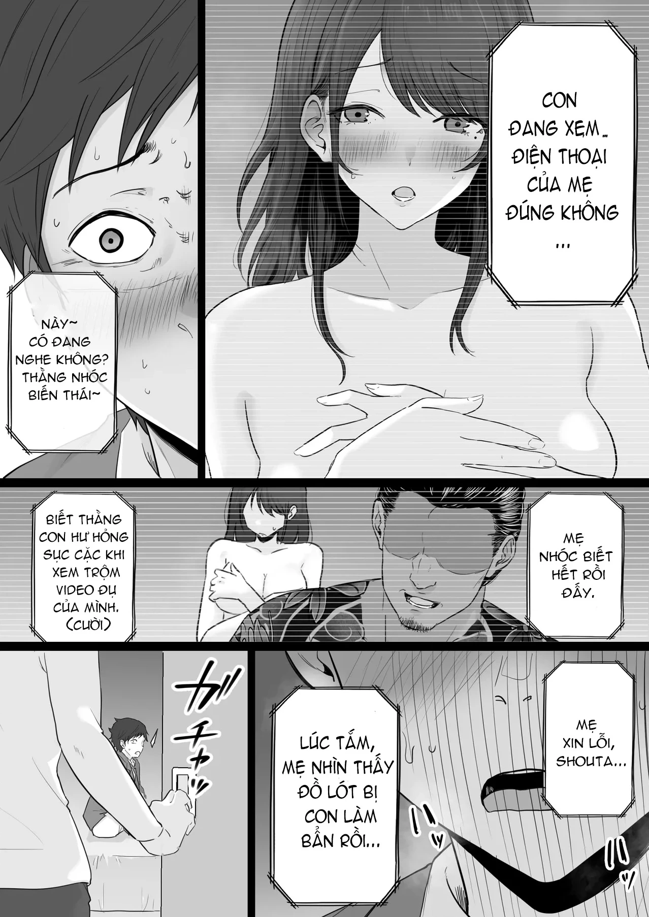 HentaiVN.net - Ảnh 18 - Houkai Kazoku - Hahaoya ga Yakuza to no Sex ni Hamatta Hanashi - Chapter 2