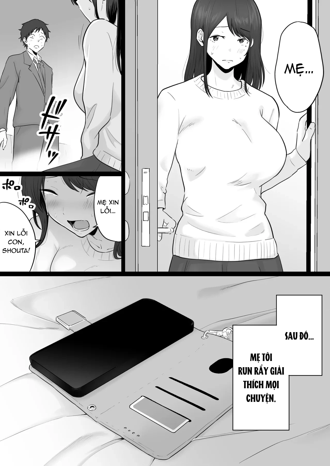 HentaiVN.net - Ảnh 19 - Houkai Kazoku - Hahaoya ga Yakuza to no Sex ni Hamatta Hanashi - Chapter 2