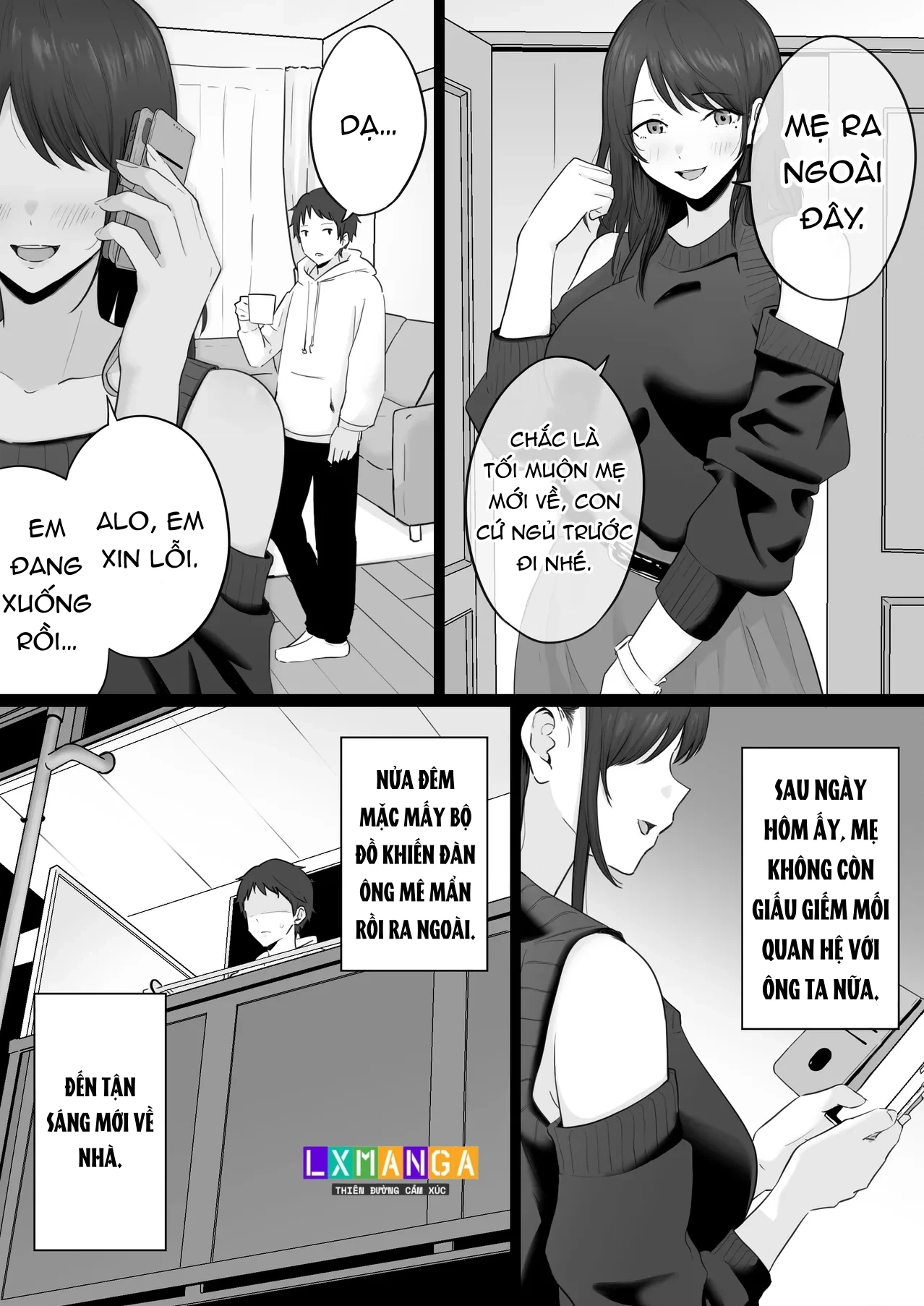 HentaiVN.net - Ảnh 24 - Houkai Kazoku - Hahaoya ga Yakuza to no Sex ni Hamatta Hanashi - Chapter 2
