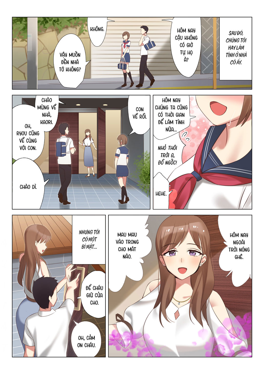 HentaiVN.net - Ảnh 3 - Boku to Kanojo no Okaa-san - Chương 1