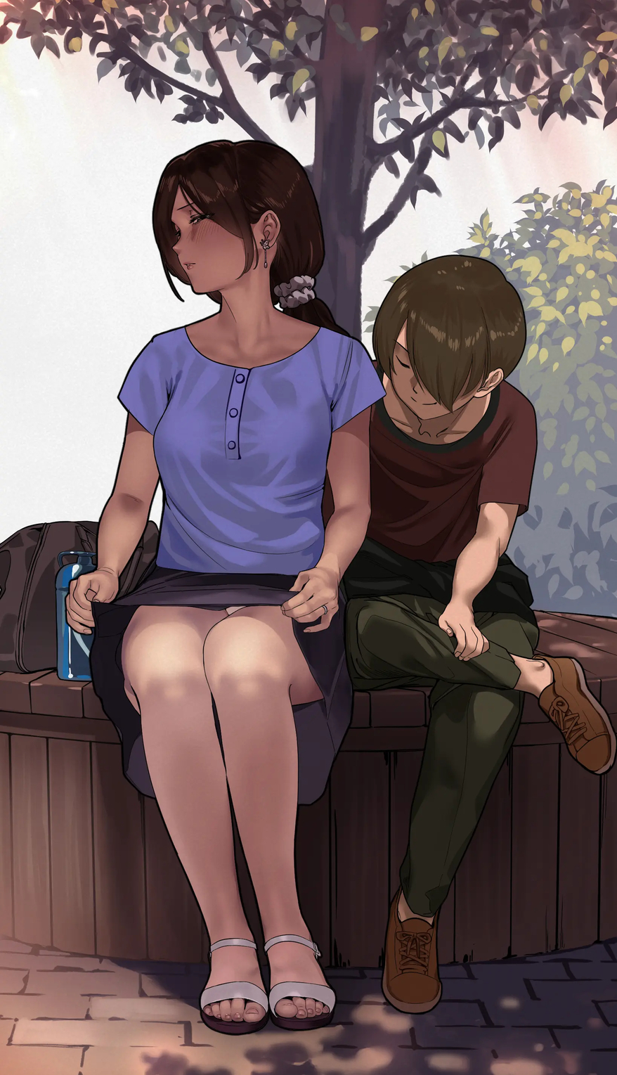 HentaiVN.net - Ảnh 4 - ╉ヅ20┷┇g┫__人妻和小孩 - Bonus
