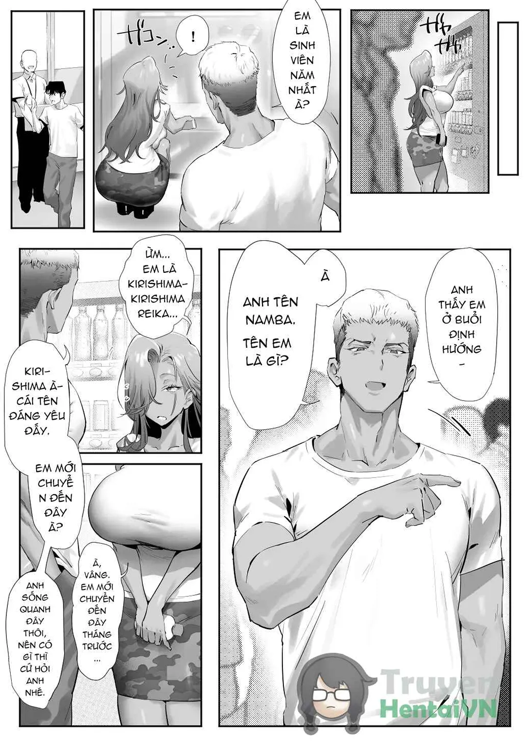 HentaiVN.net - Ảnh 12 - Ngoại tình với sếp nữ tóc vàng nóng bỏng! - Chap 5