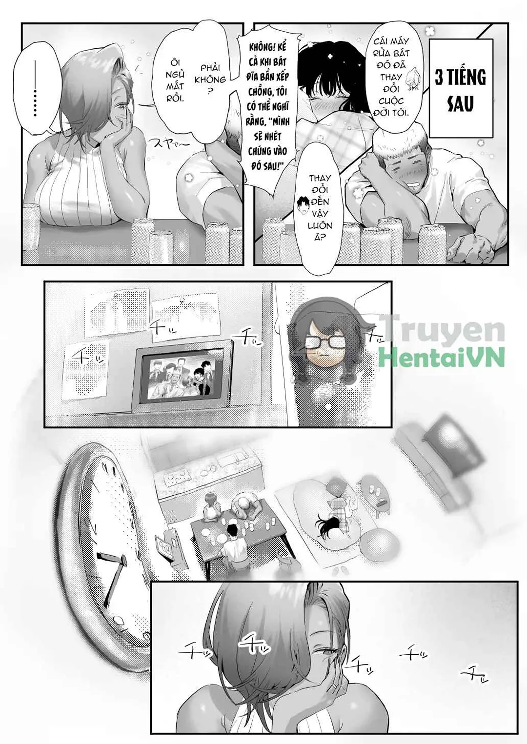 HentaiVN.net - Ảnh 53 - Ngoại tình với sếp nữ tóc vàng nóng bỏng! - Chap 5
