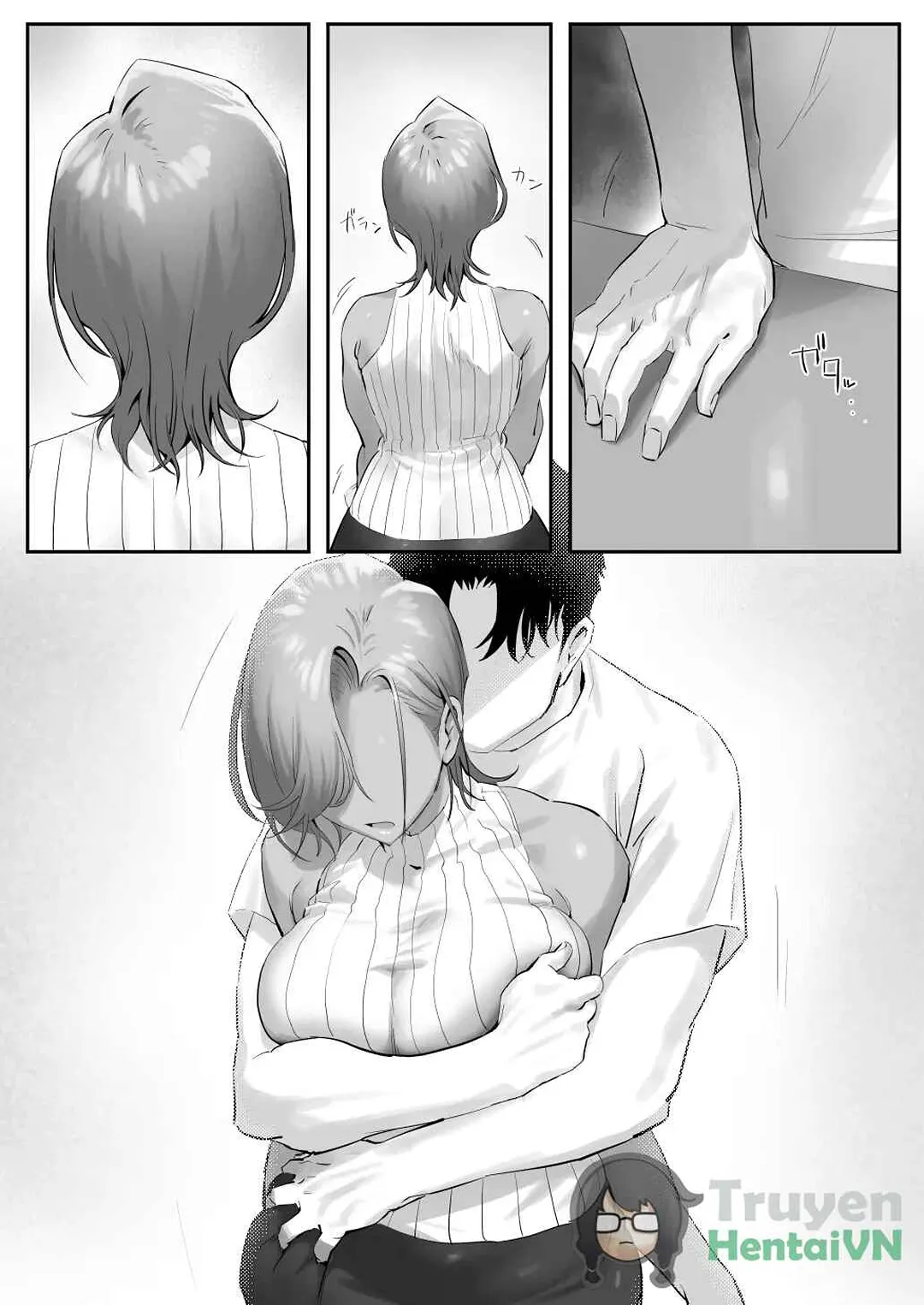 HentaiVN.net - Ảnh 56 - Ngoại tình với sếp nữ tóc vàng nóng bỏng! - Chap 5