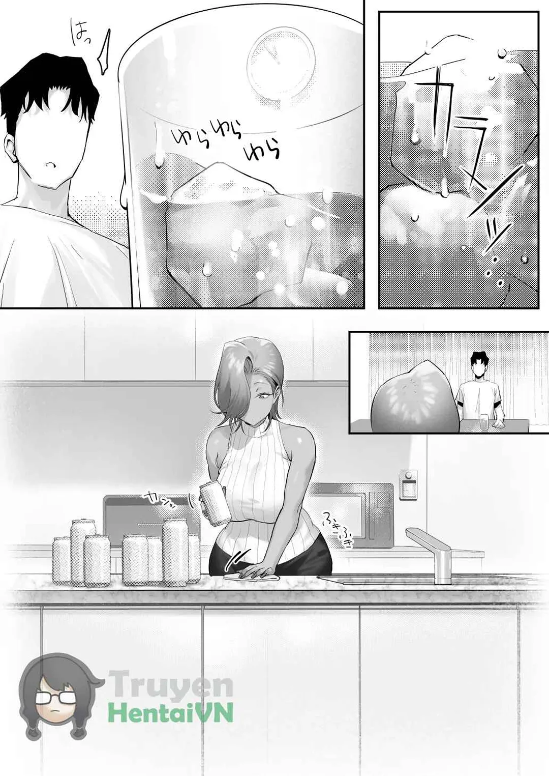 HentaiVN.net - Ảnh 72 - Ngoại tình với sếp nữ tóc vàng nóng bỏng! - Chap 5