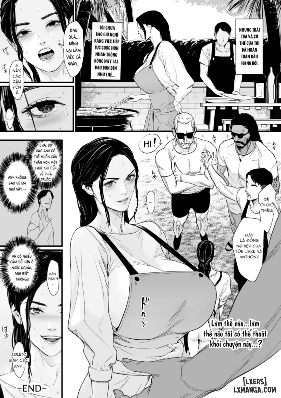 HentaiVN.net - Ảnh 21 - Yokkyuu Fuman Hitozuma Choukyou Seisai - chương cuối
