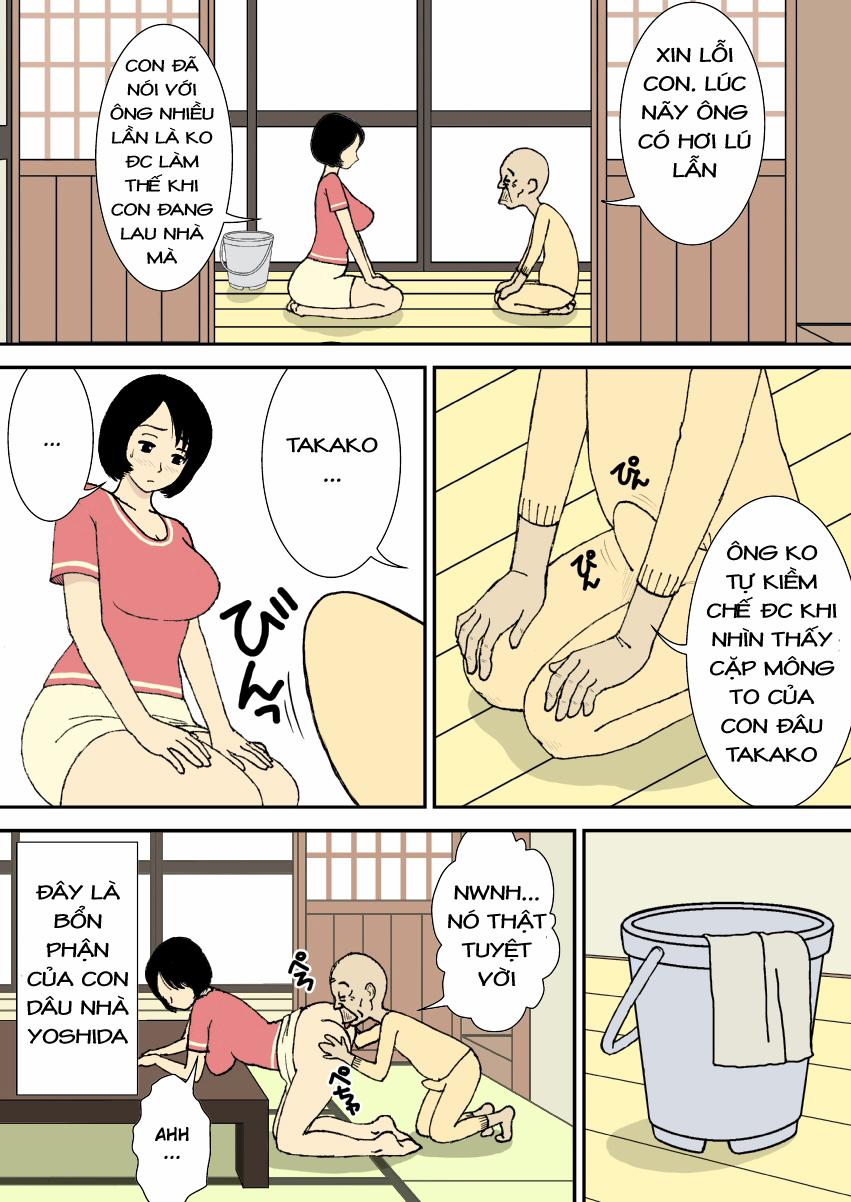 HentaiVN.net - Ảnh 5 - Ông nội, bố chồng, con ghẻ và cô vợ vú to [Oji-Chan To Gifu To Giri No Musuko To, Kyonyuu Yome.] - Chap 1