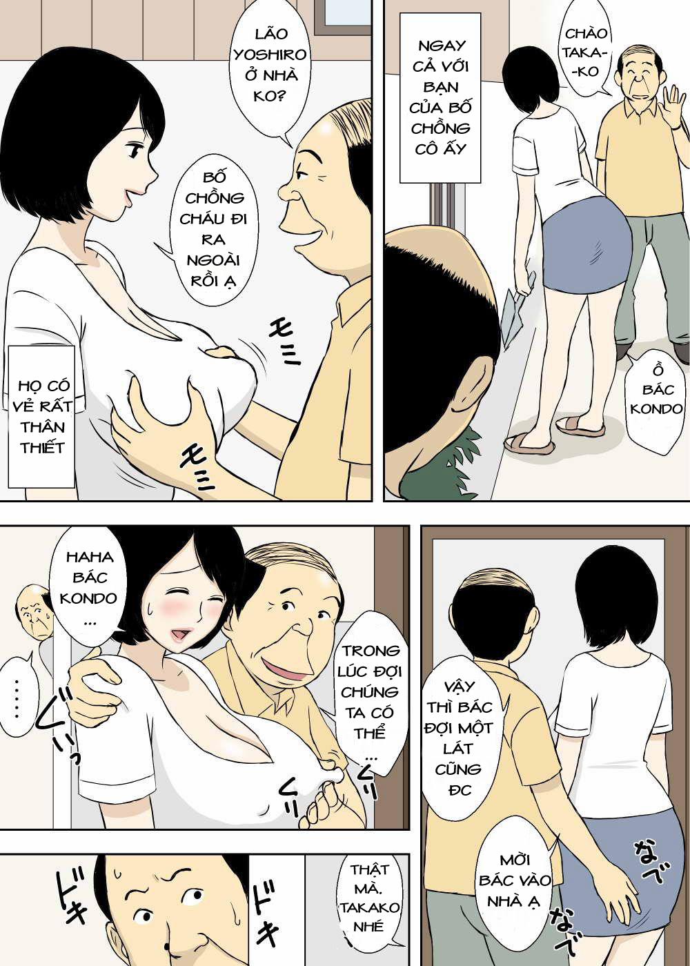 HentaiVN.net - Ảnh 20 - Ông nội, bố chồng, con ghẻ và cô vợ vú to [Oji-Chan To Gifu To Giri No Musuko To, Kyonyuu Yome.] - Chap 4