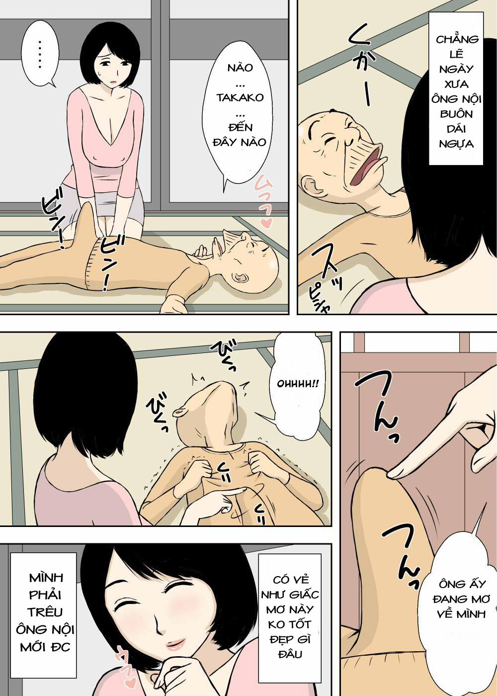 HentaiVN.net - Ảnh 5 - Ông nội, bố chồng, con ghẻ và cô vợ vú to [Oji-Chan To Gifu To Giri No Musuko To, Kyonyuu Yome.] - Chap 4