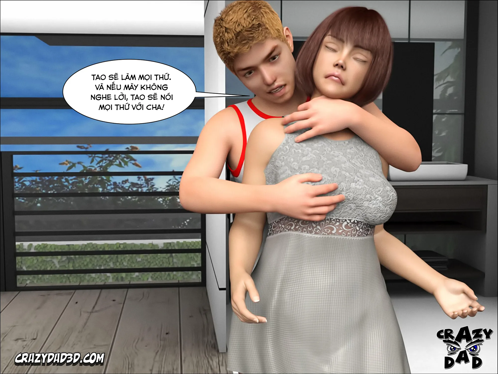 HentaiVN.net - Ảnh 6 - Foster Mother - Vol 12 - Chap 39: Sắp cưỡng hiếp em gái.