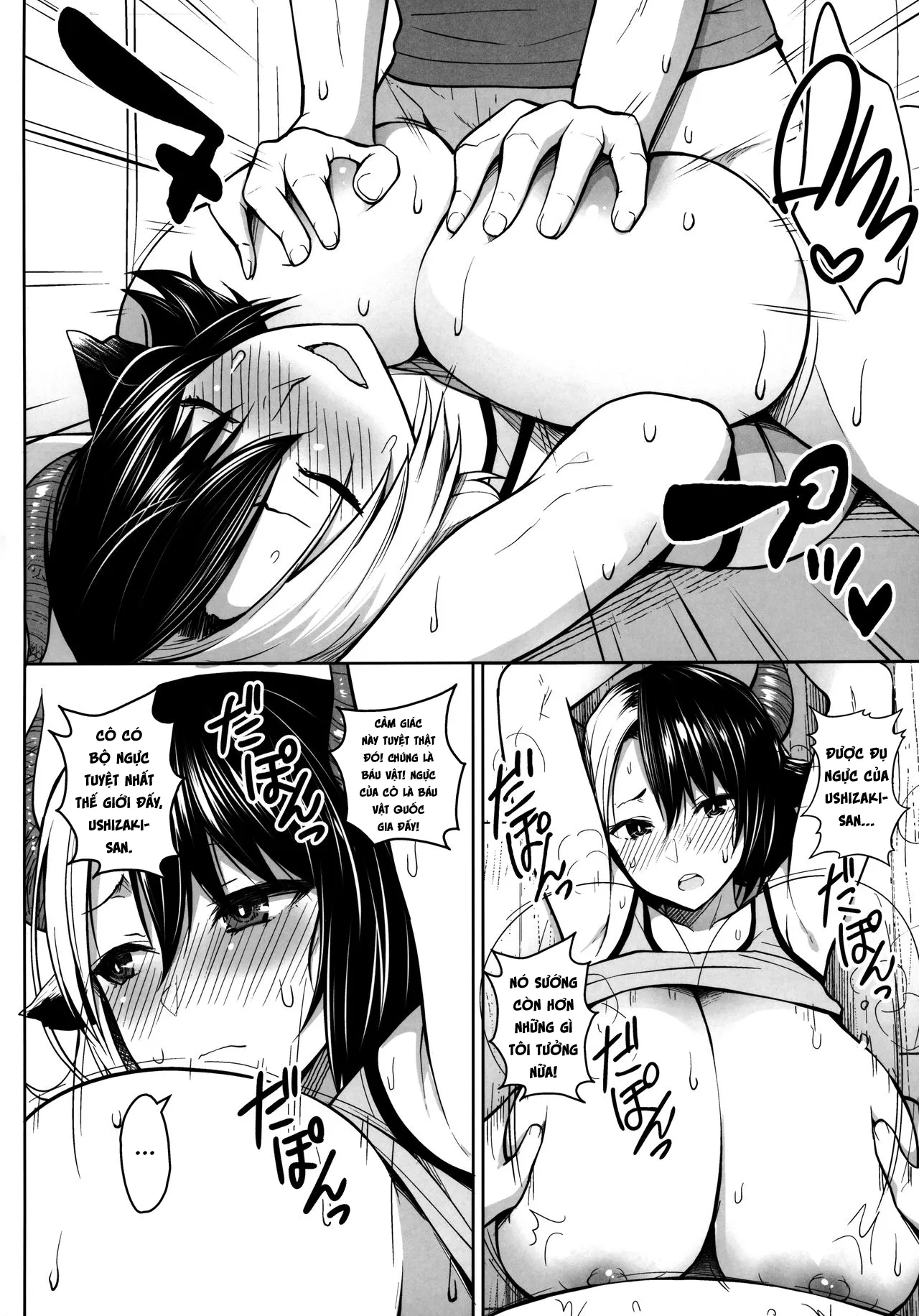 HentaiVN.net - Ảnh 13 - Đó là lỗi của cô khi có bộ ngực quá lớn! [Oku-san no Oppai ga Dekasugiru noga Warui!] - Chap 1
