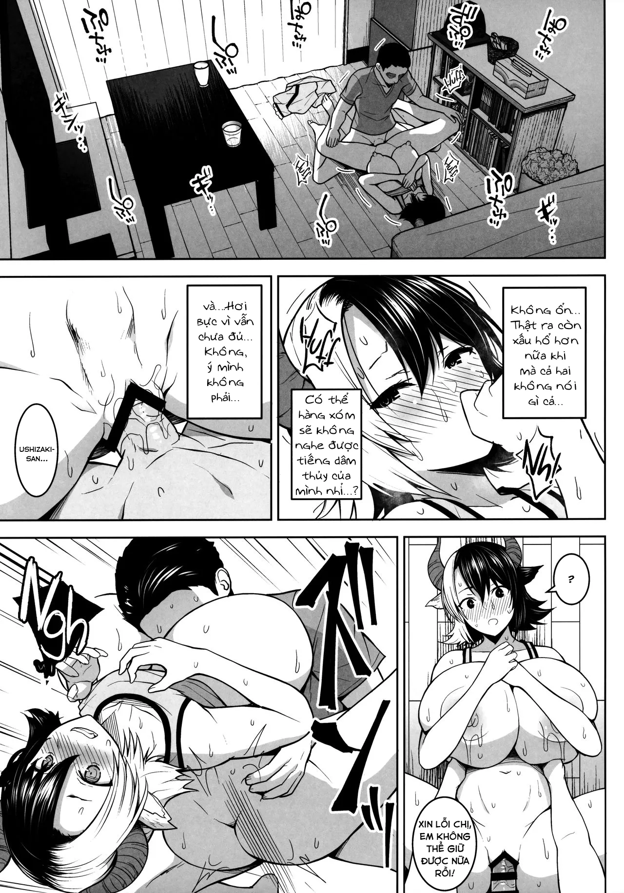 HentaiVN.net - Ảnh 20 - Đó là lỗi của cô khi có bộ ngực quá lớn! [Oku-san no Oppai ga Dekasugiru noga Warui!] - Chap 1