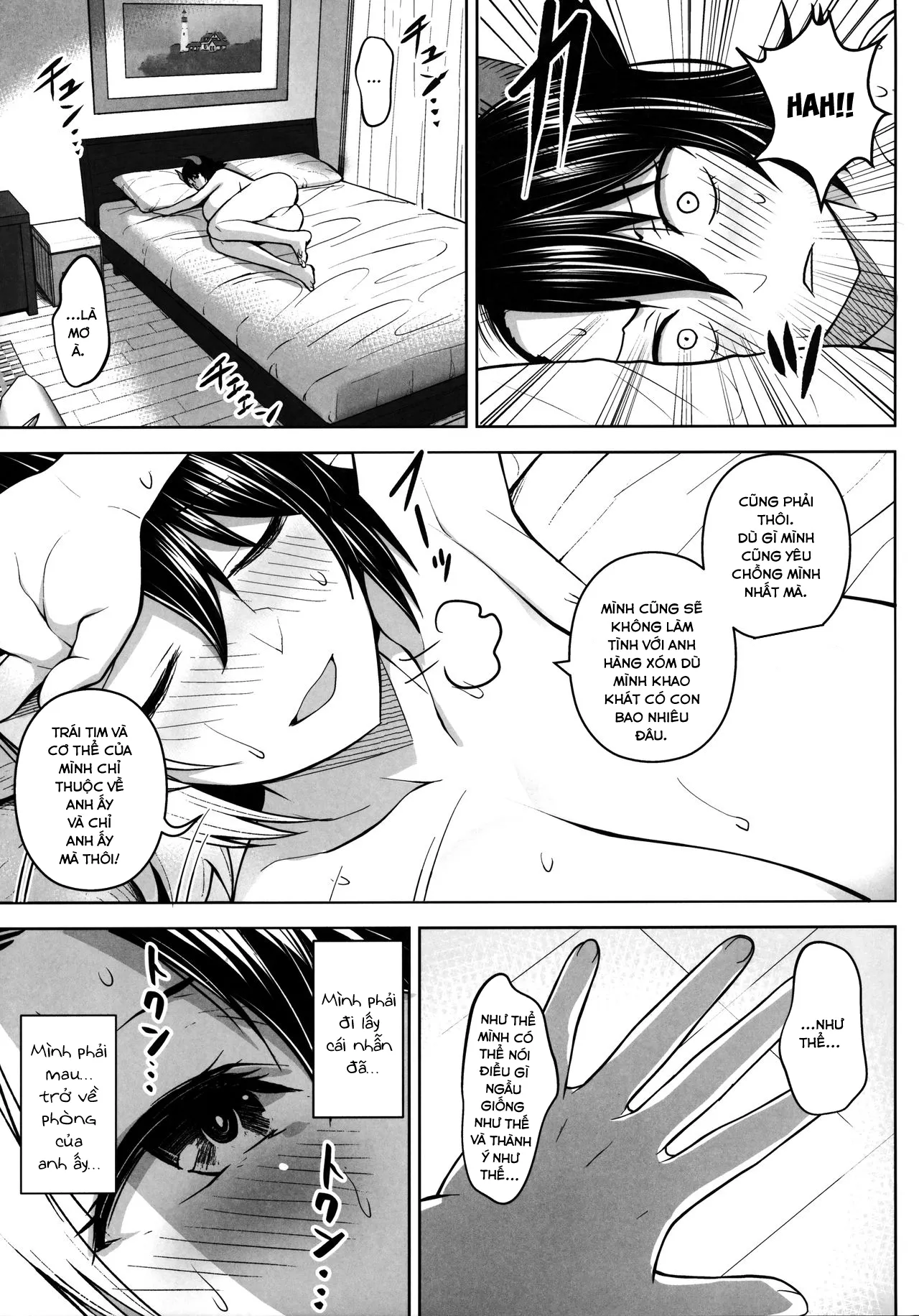 HentaiVN.net - Ảnh 26 - Đó là lỗi của cô khi có bộ ngực quá lớn! [Oku-san no Oppai ga Dekasugiru noga Warui!] - Chap 1