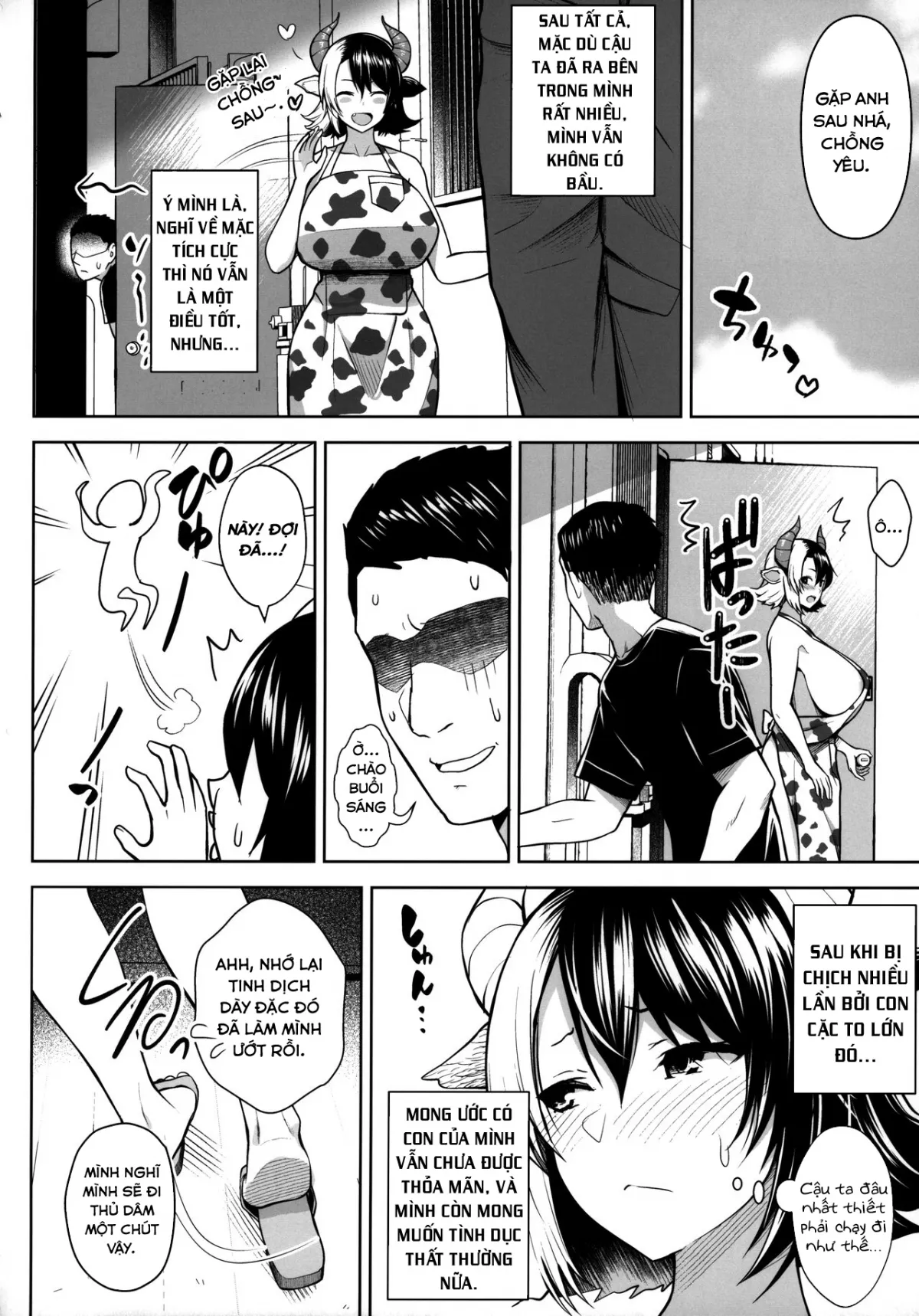 HentaiVN.net - Ảnh 33 - Đó là lỗi của cô khi có bộ ngực quá lớn! [Oku-san no Oppai ga Dekasugiru noga Warui!] - Chap 2