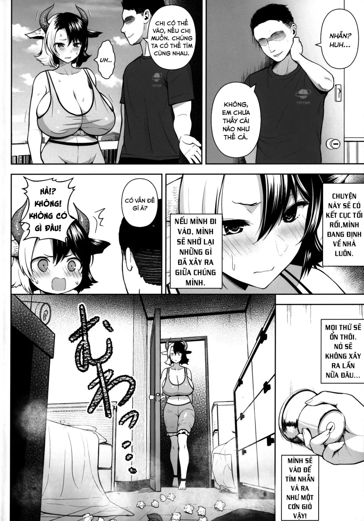 HentaiVN.net - Ảnh 5 - Đó là lỗi của cô khi có bộ ngực quá lớn! [Oku-san no Oppai ga Dekasugiru noga Warui!] - Chap 2