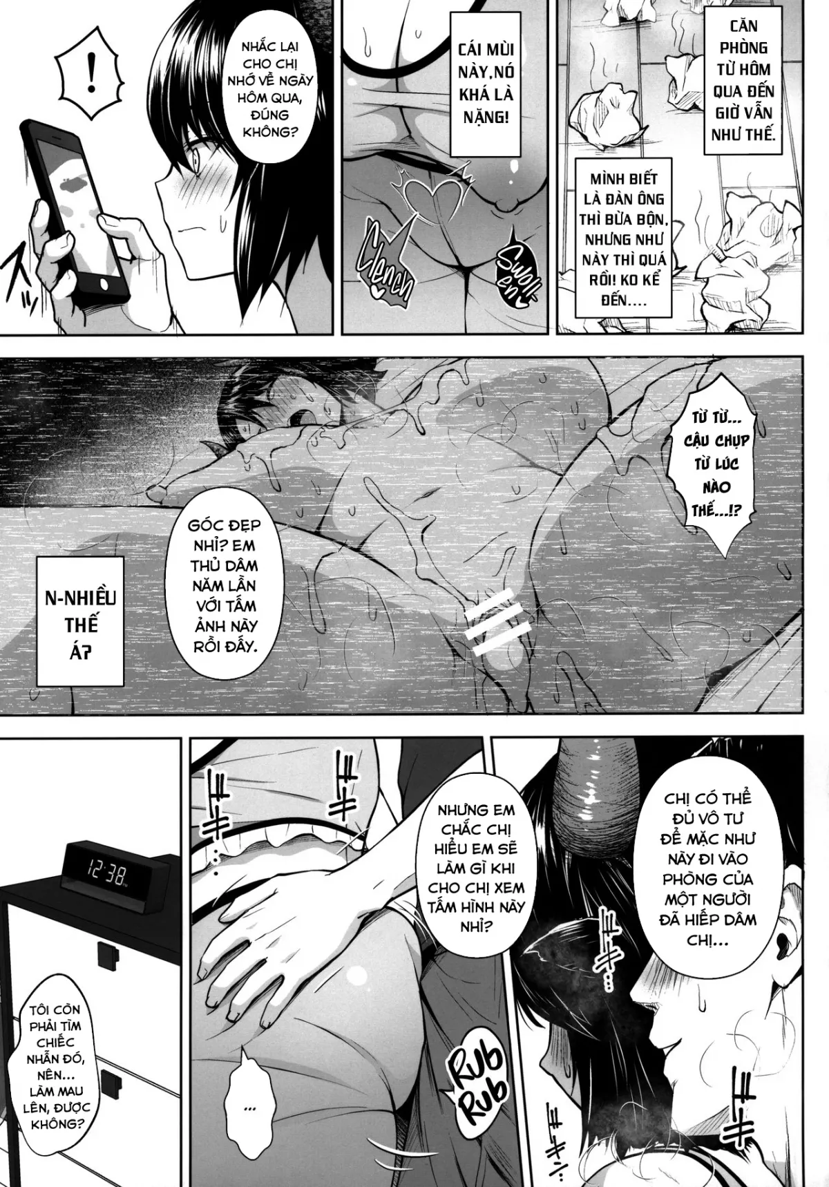 HentaiVN.net - Ảnh 6 - Đó là lỗi của cô khi có bộ ngực quá lớn! [Oku-san no Oppai ga Dekasugiru noga Warui!] - Chap 2