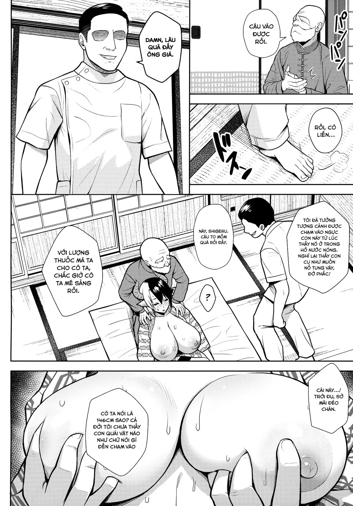 HentaiVN.net - Ảnh 14 - Đó là lỗi của cô khi có bộ ngực quá lớn! [Oku-san no Oppai ga Dekasugiru noga Warui!] - Chap 4