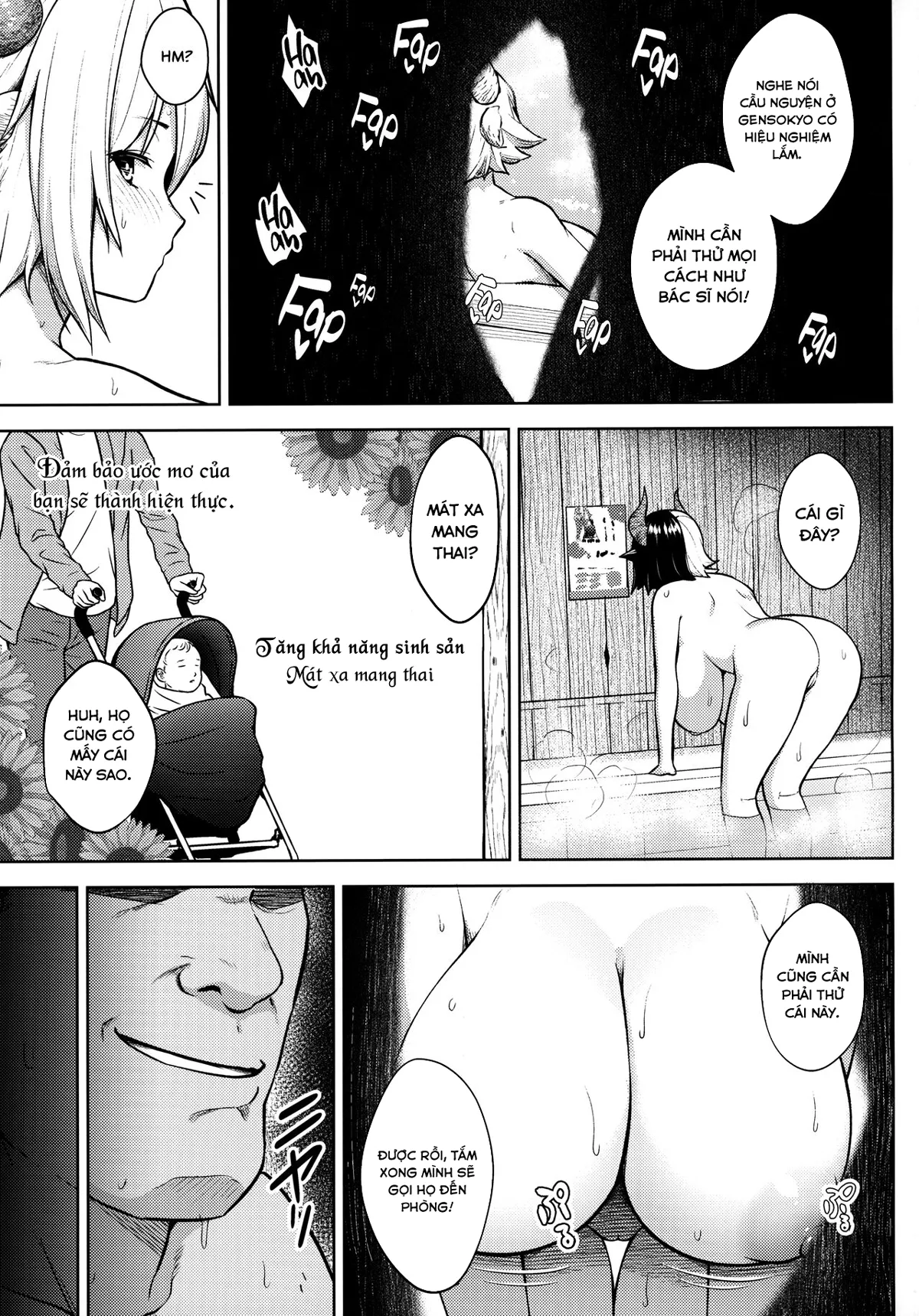 HentaiVN.net - Ảnh 7 - Đó là lỗi của cô khi có bộ ngực quá lớn! [Oku-san no Oppai ga Dekasugiru noga Warui!] - Chap 4