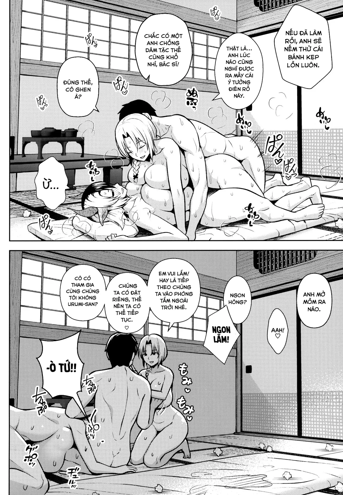 HentaiVN.net - Ảnh 30 - Đó là lỗi của cô khi có bộ ngực quá lớn! [Oku-san no Oppai ga Dekasugiru noga Warui!] - Chap 5