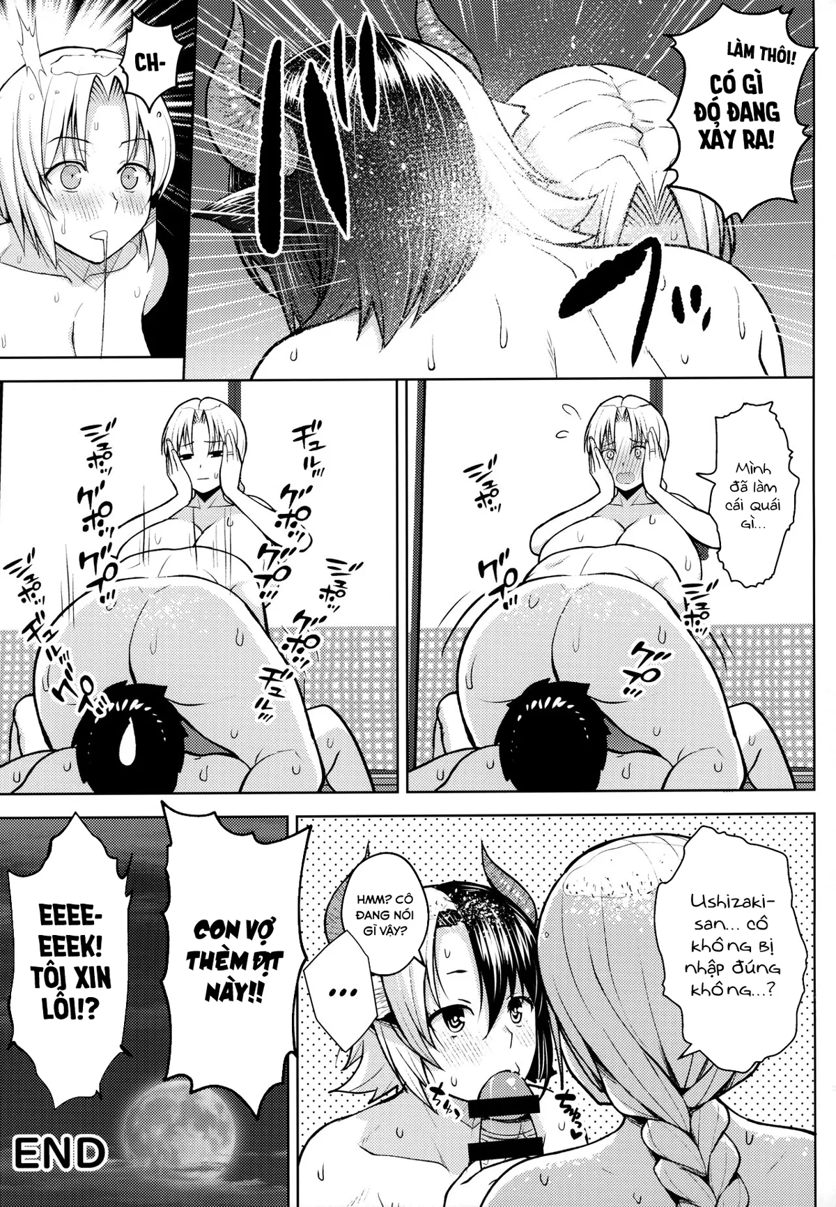 HentaiVN.net - Ảnh 37 - Đó là lỗi của cô khi có bộ ngực quá lớn! [Oku-san no Oppai ga Dekasugiru noga Warui!] - Chap 5