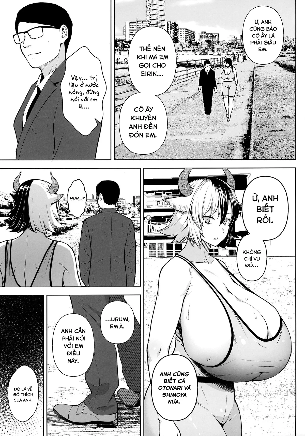 HentaiVN.net - Ảnh 25 - Đó là lỗi của cô khi có bộ ngực quá lớn! [Oku-san no Oppai ga Dekasugiru noga Warui!] - Chap 6