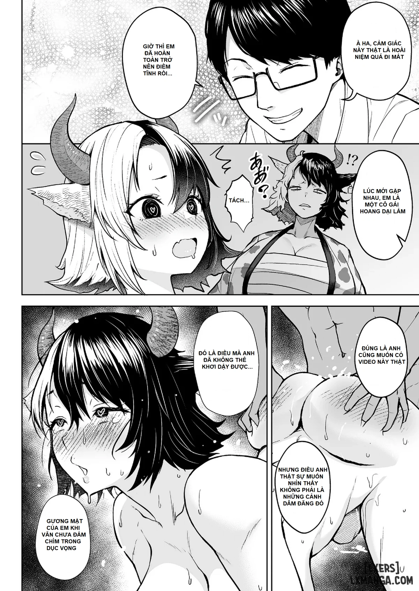 HentaiVN.net - Ảnh 38 - Đó là lỗi của cô khi có bộ ngực quá lớn! [Oku-san no Oppai ga Dekasugiru noga Warui!] - Chapter 6.5