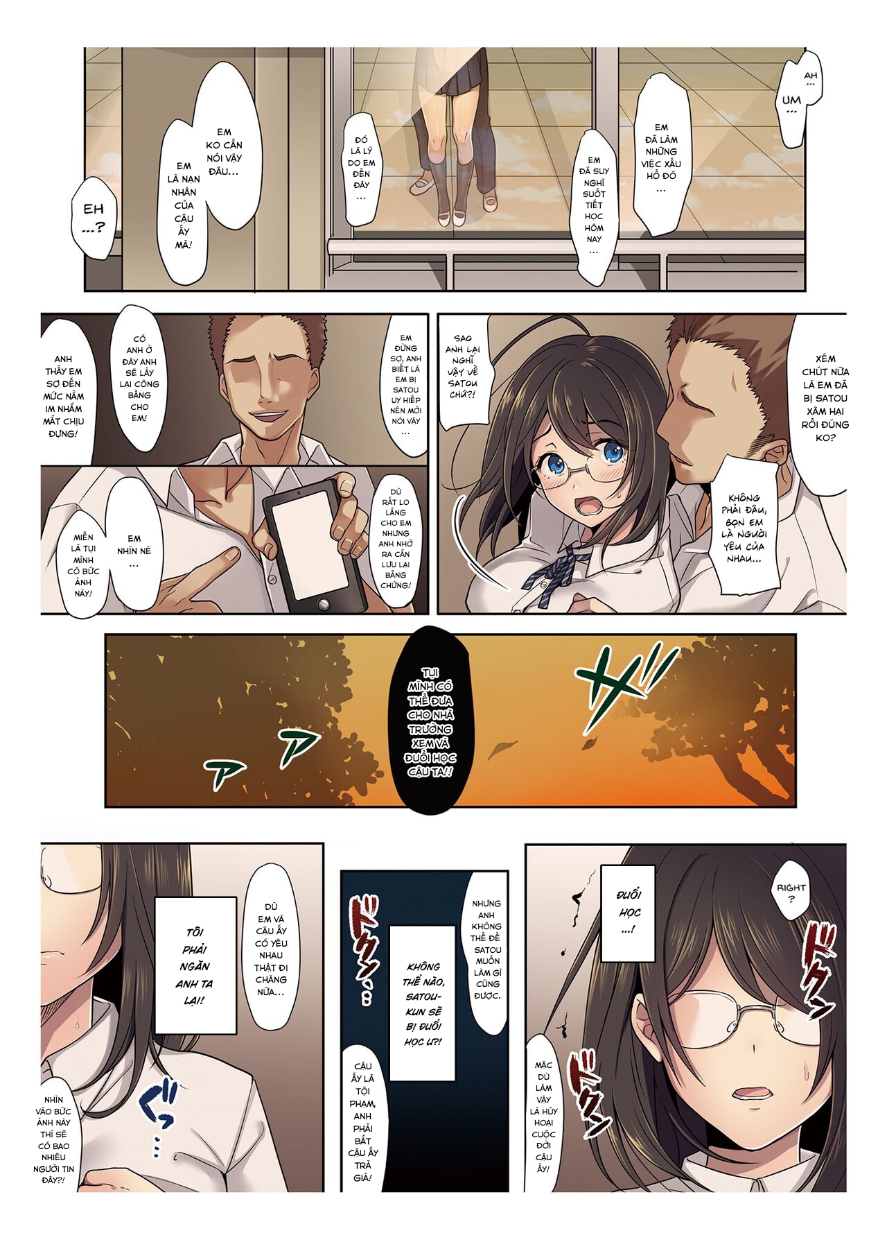 HentaiVN.net - Ảnh 10 - Bị đụ là lỗi của cô ấy - Chap 1