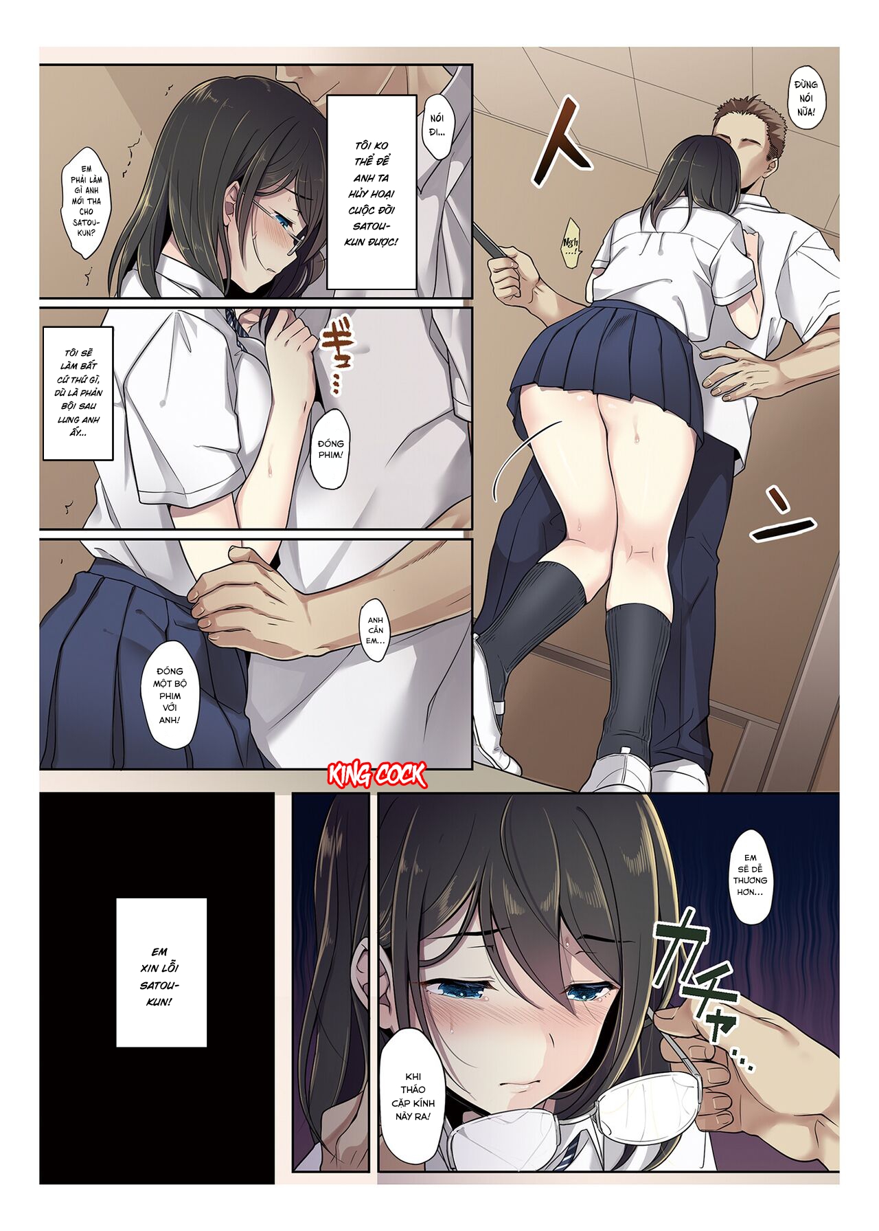 HentaiVN.net - Ảnh 11 - Bị đụ là lỗi của cô ấy - Chap 1