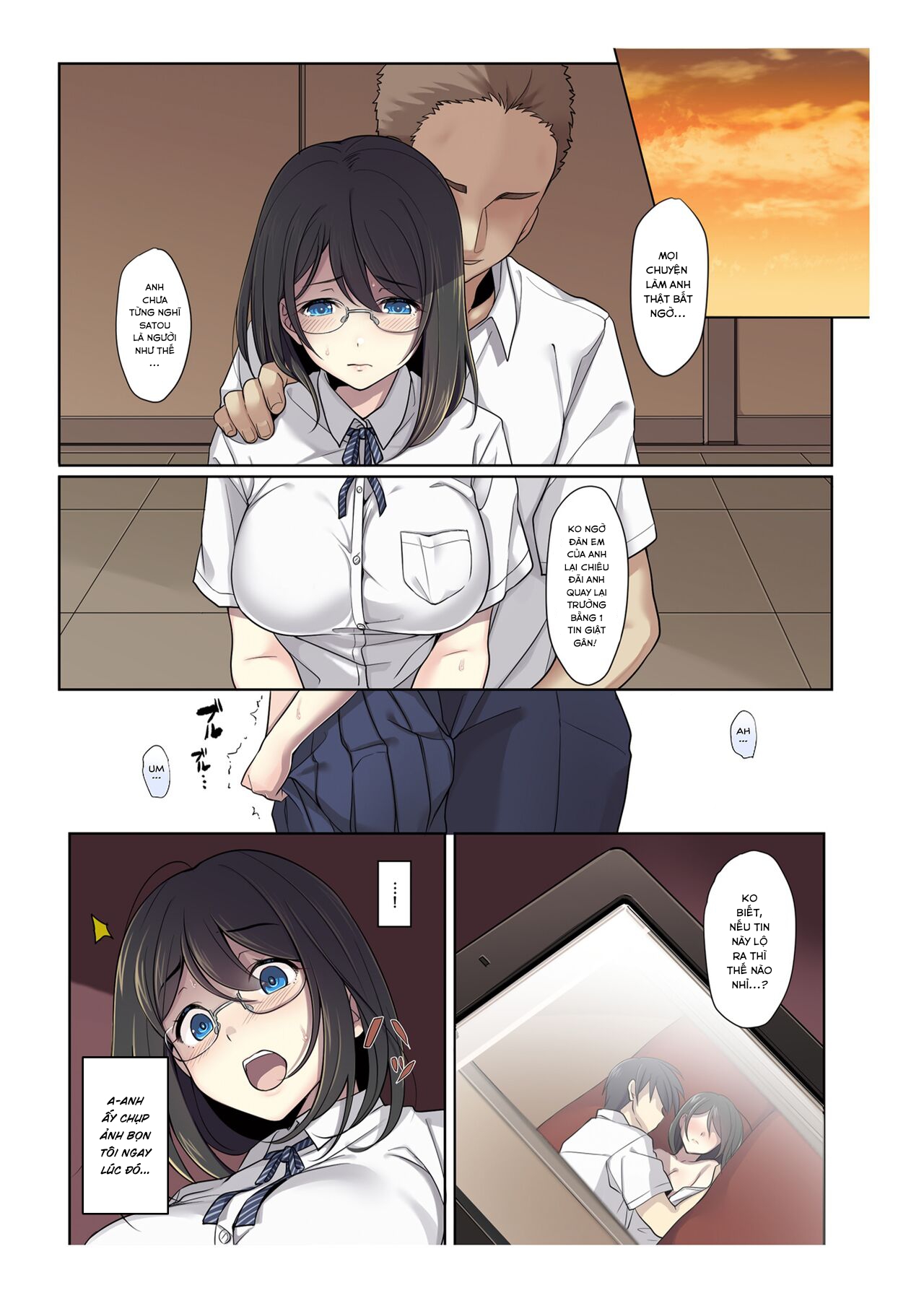 HentaiVN.net - Ảnh 9 - Bị đụ là lỗi của cô ấy - Chap 1