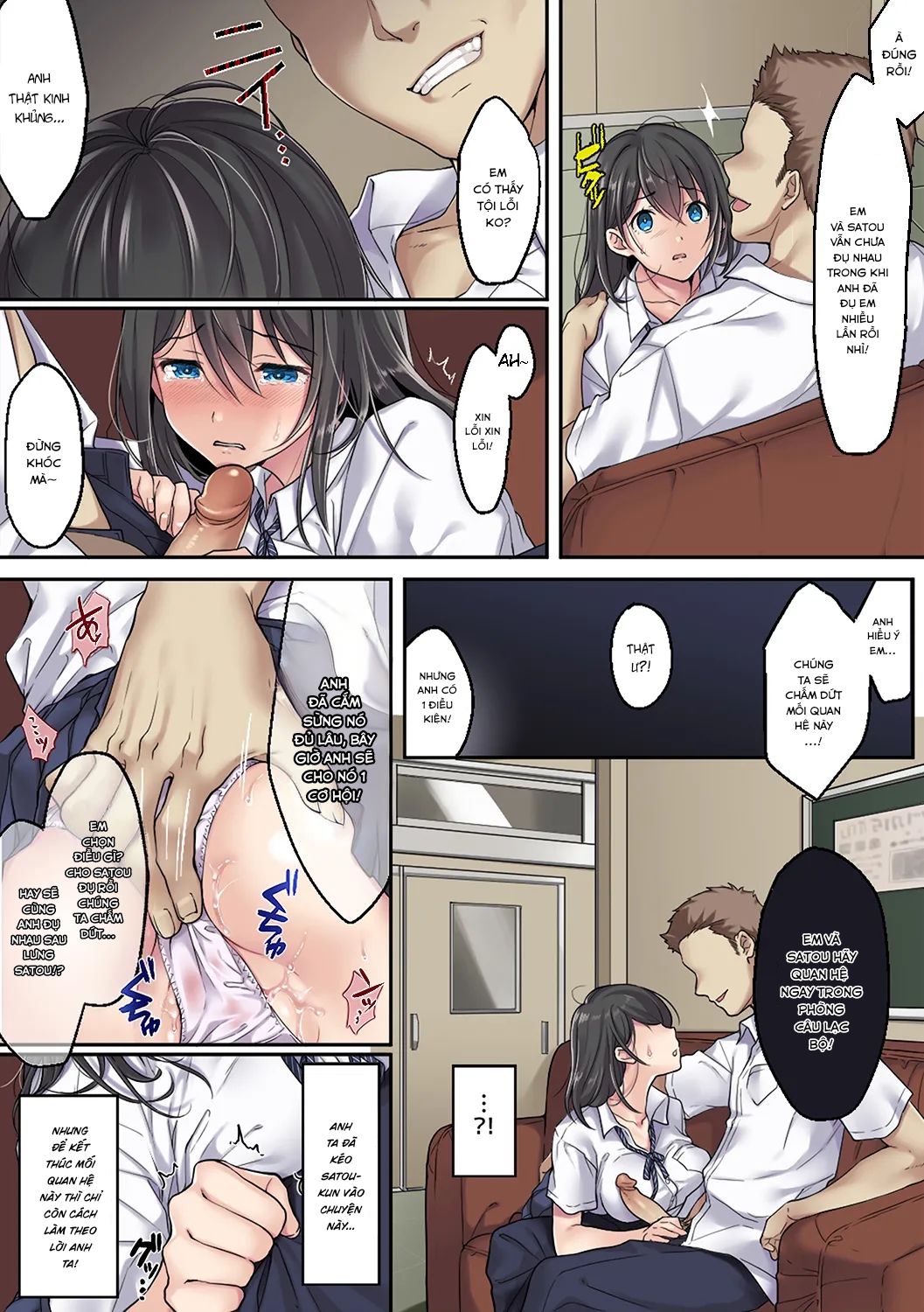 HentaiVN.net - Ảnh 4 - Bị đụ là lỗi của cô ấy - Chap 2 end