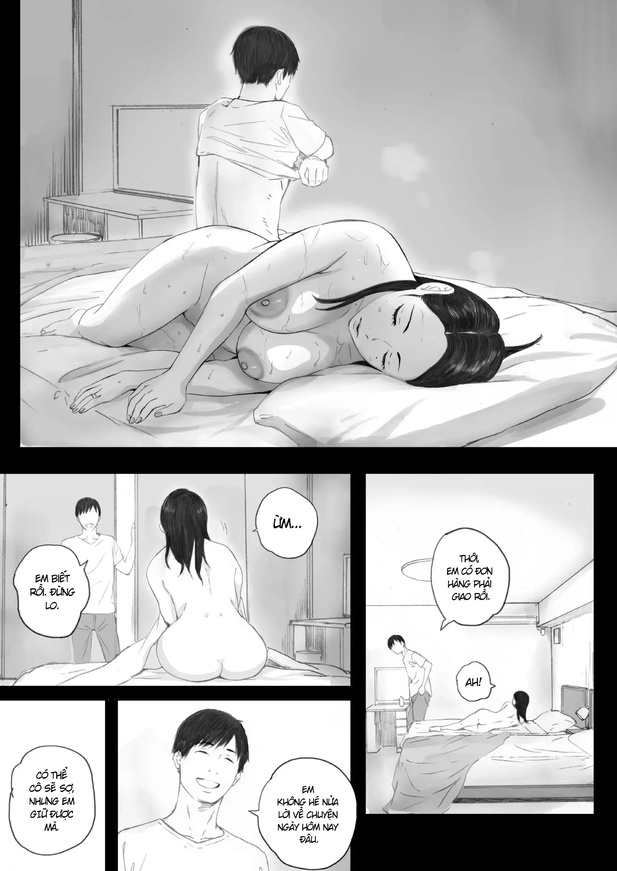 HentaiVN.net - Ảnh 19 - Trò chơi thụ tinh [Haramase Game ~706-Goushitsu Mamada Michiko O Haramasetara Kachi.~ ; 孕ませゲーム～706号室 間々田道子を孕ませたら勝ち。～ ; Haramase Game] - Chap 1