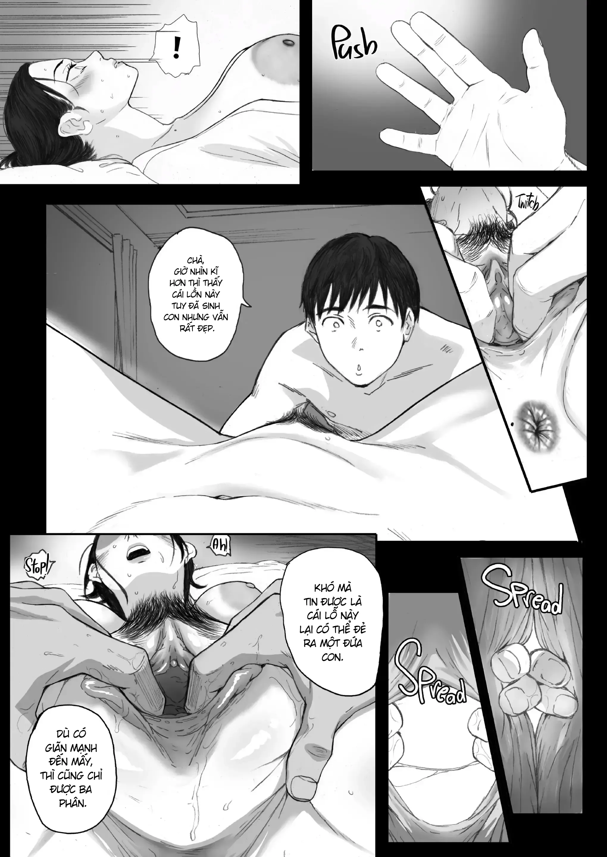 HentaiVN.net - Ảnh 34 - Trò chơi thụ tinh [Haramase Game ~706-Goushitsu Mamada Michiko O Haramasetara Kachi.~ ; 孕ませゲーム～706号室 間々田道子を孕ませたら勝ち。～ ; Haramase Game] - Chap 1