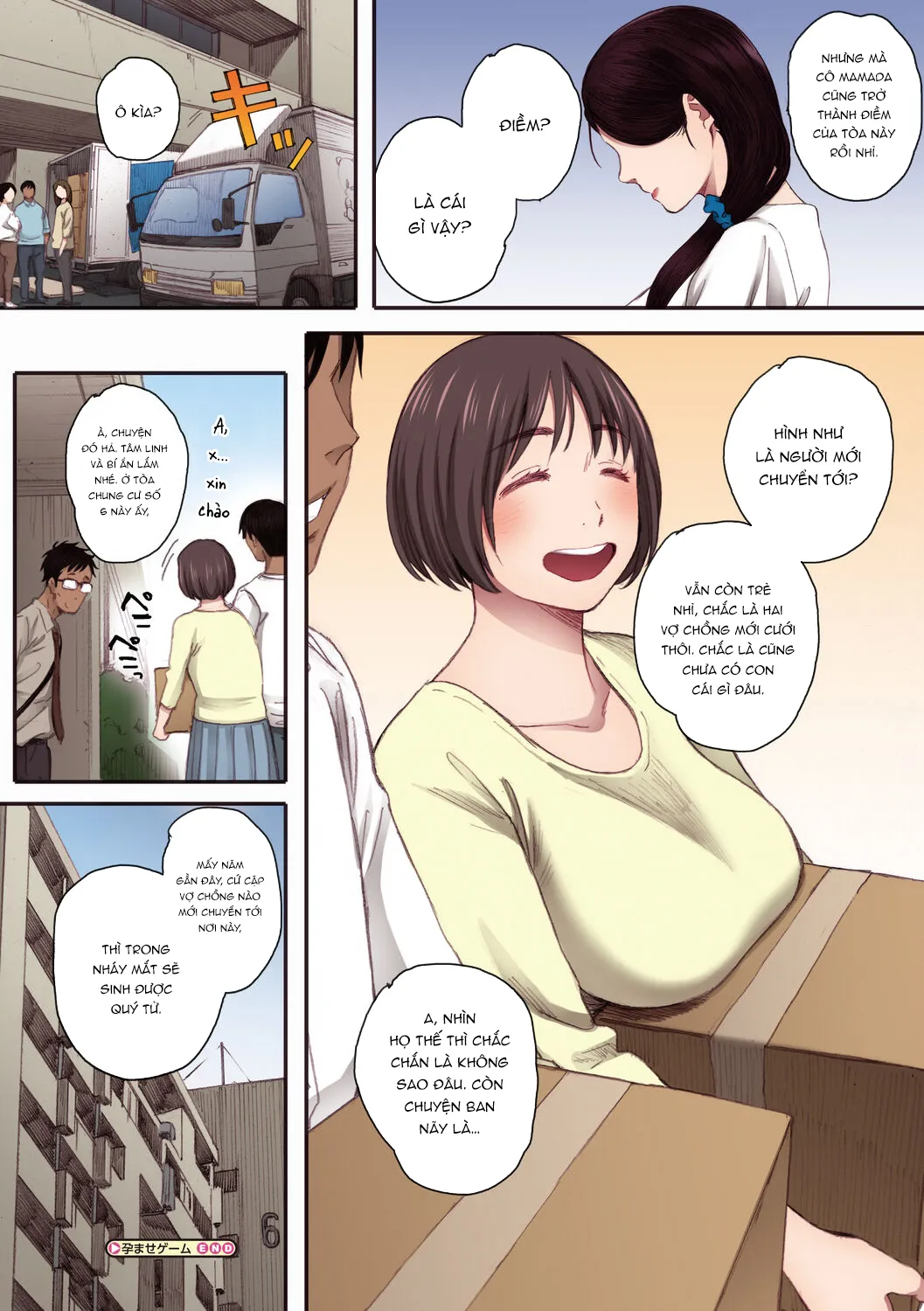HentaiVN.net - Ảnh 14 - Trò chơi thụ tinh [Haramase Game ~706-Goushitsu Mamada Michiko O Haramasetara Kachi.~ ; 孕ませゲーム～706号室 間々田道子を孕ませたら勝ち。～ ; Haramase Game] - Bonus 1 - Có màu.