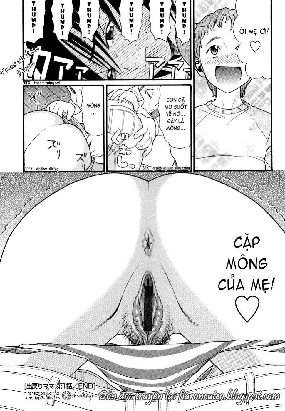 HentaiVN.net - Ảnh 18 - Demodori Mama [Mommy Who Left And Came Back] - Chap 1