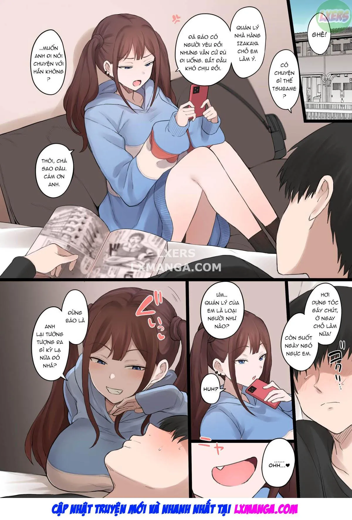 HentaiVN.net - Ảnh 12 - A Girlfriend Who Plays Along with My Cuckold Fetish [Boku no Netorase Seiheki ni Tsukiatte kureru Kanojo] - Oneshot
