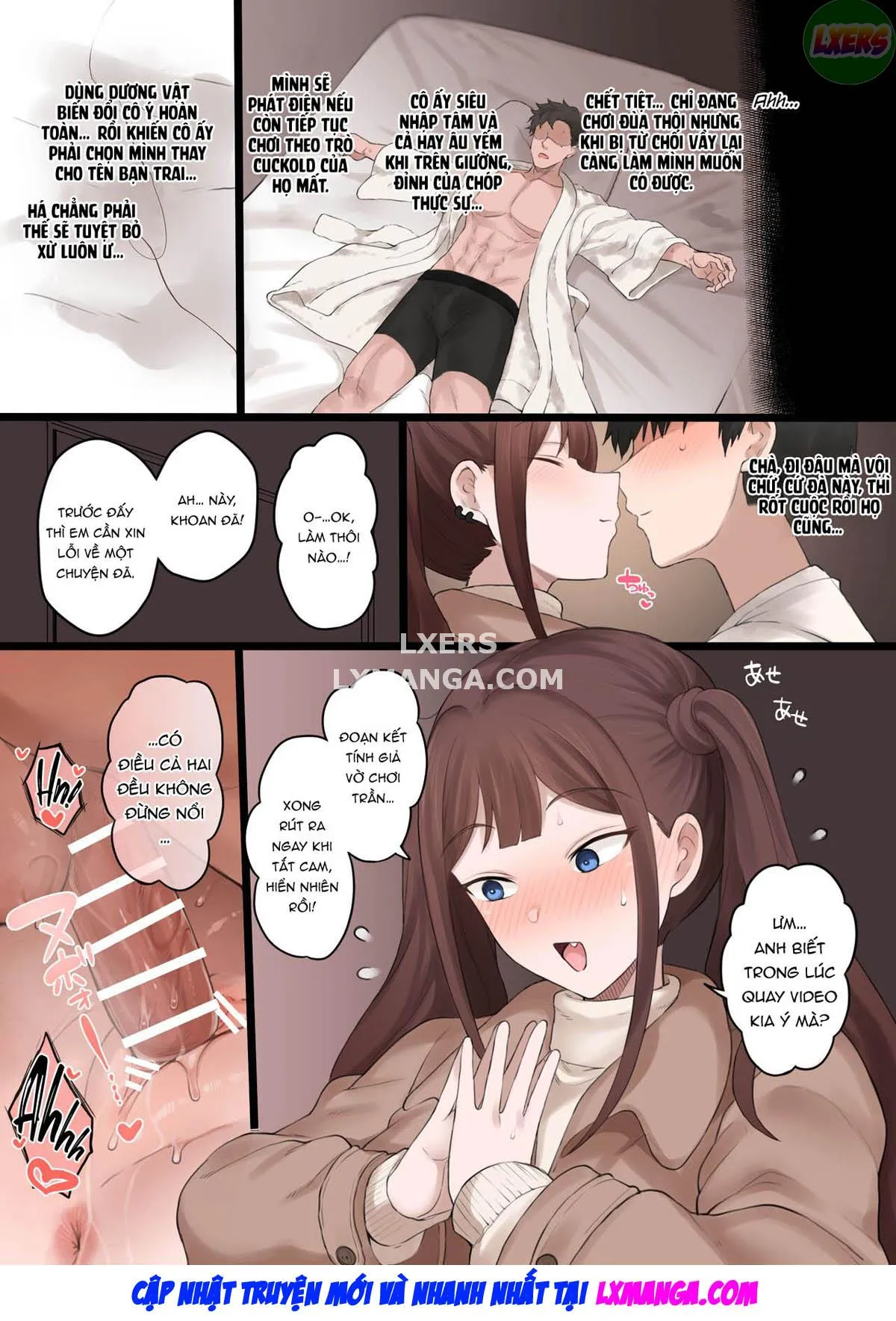 HentaiVN.net - Ảnh 45 - A Girlfriend Who Plays Along with My Cuckold Fetish [Boku no Netorase Seiheki ni Tsukiatte kureru Kanojo] - Oneshot
