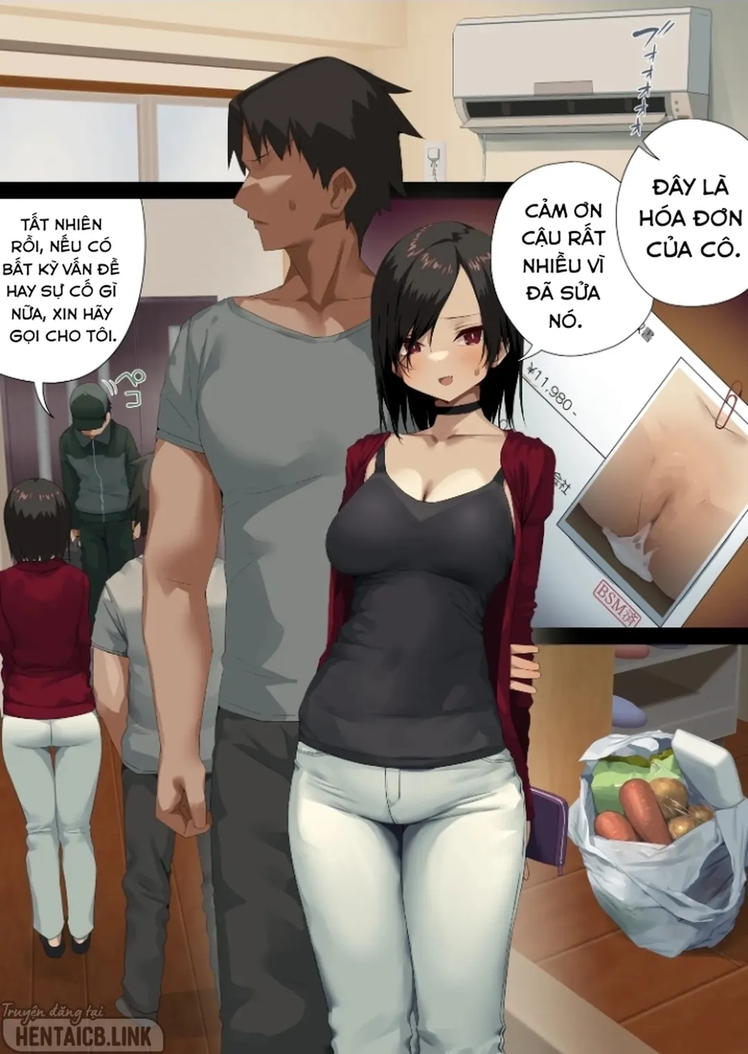 HentaiVN.net - Ảnh 19 - Business Sex Manner Air Conditioner Hen Escalator Hen Dannsou Shukann Anal Special Tsukishima Hen - Part 1