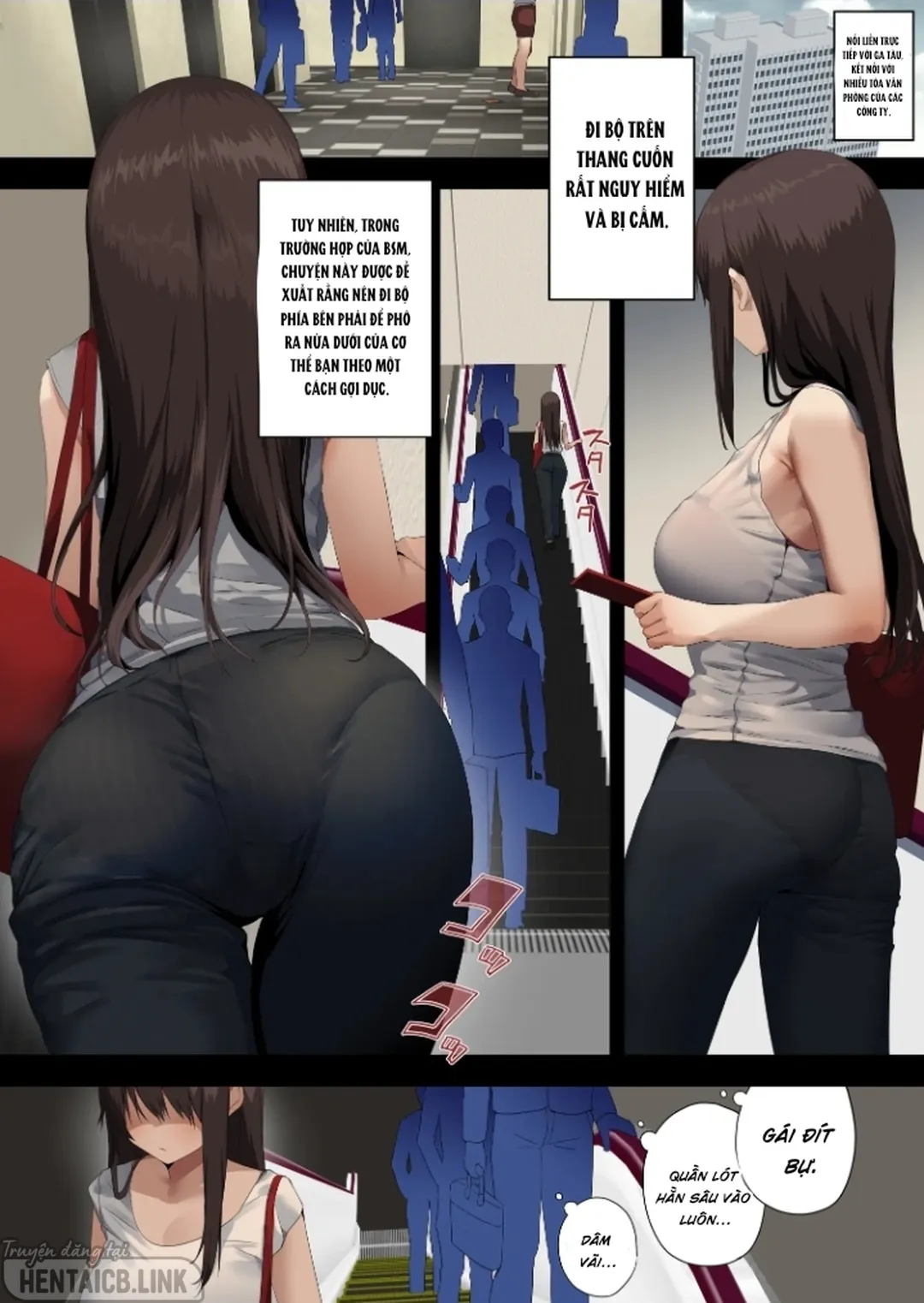 HentaiVN.net - Ảnh 20 - Business Sex Manner Air Conditioner Hen Escalator Hen Dannsou Shukann Anal Special Tsukishima Hen - Part 1